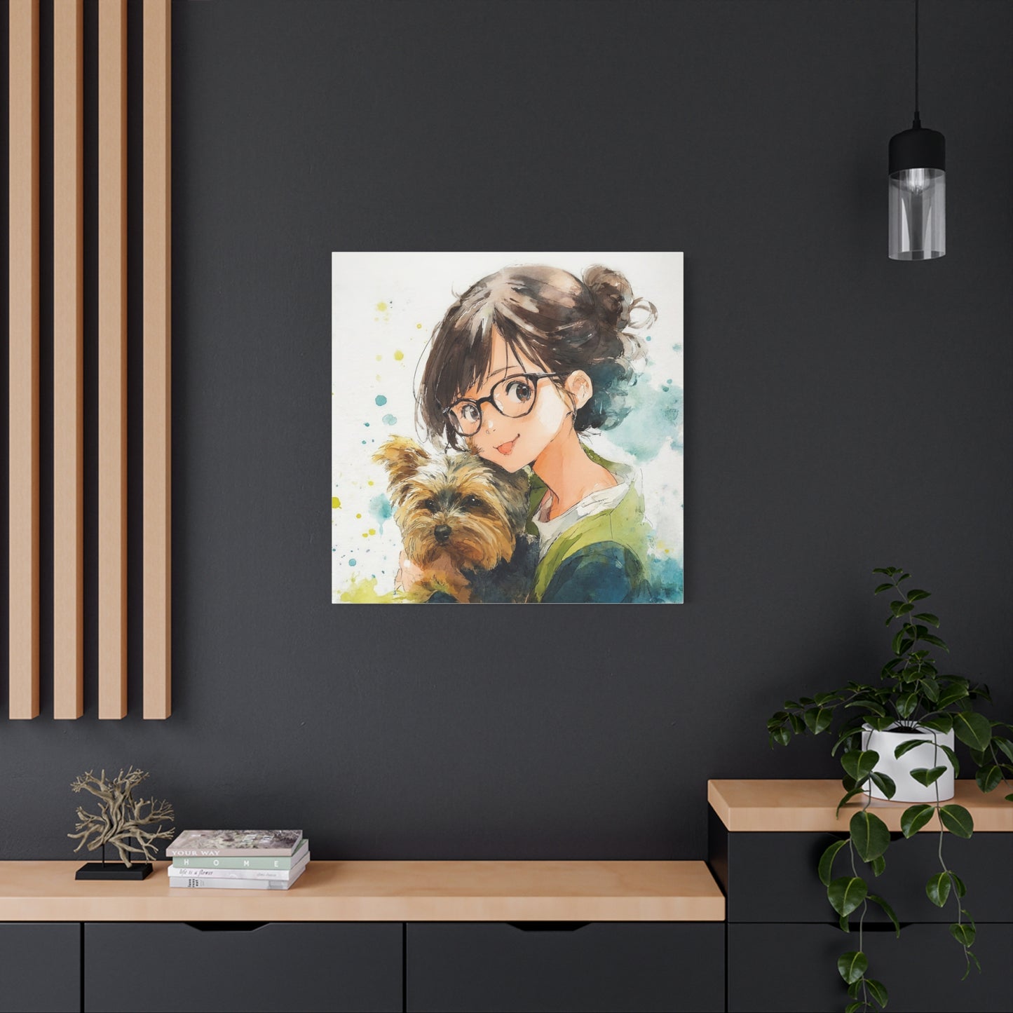 Canvas Print, Yorkshire Terrier Wall Art