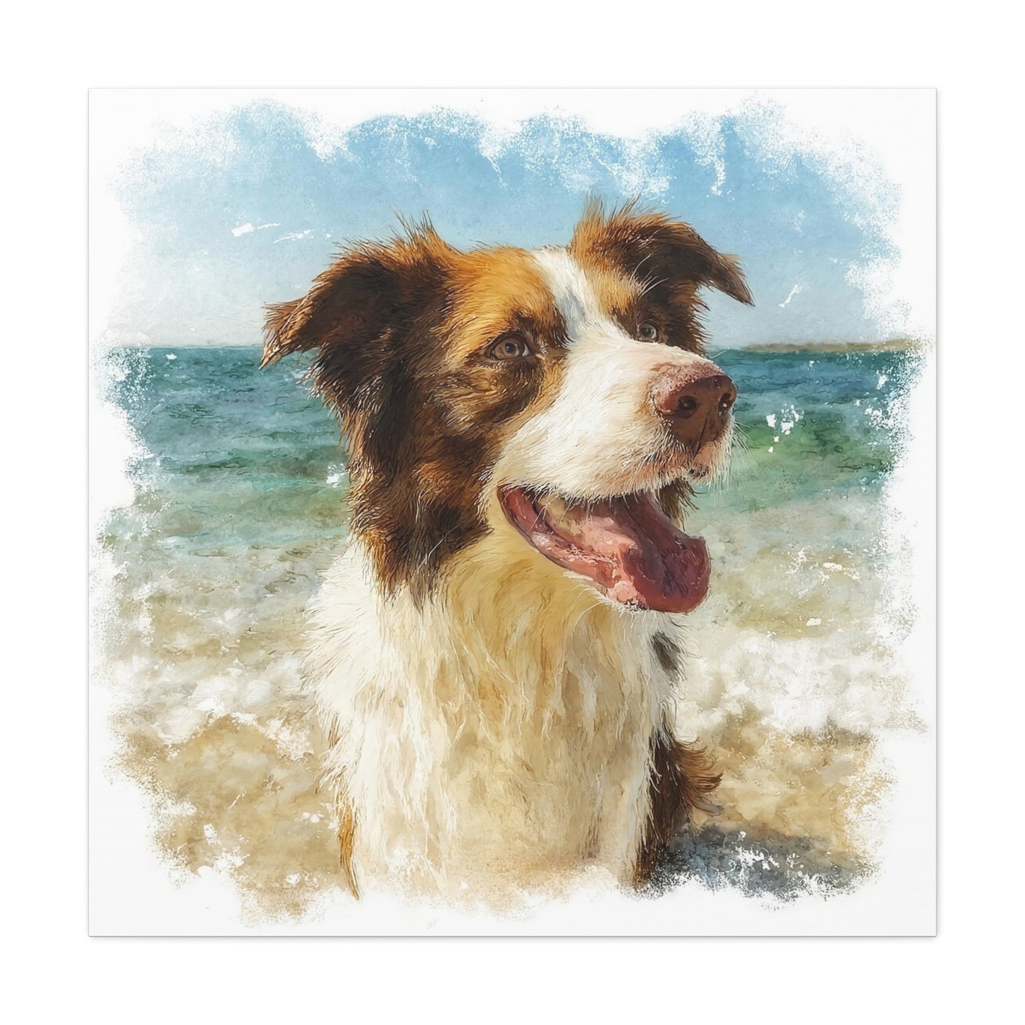 Custom Pet Portrait Canvas Print