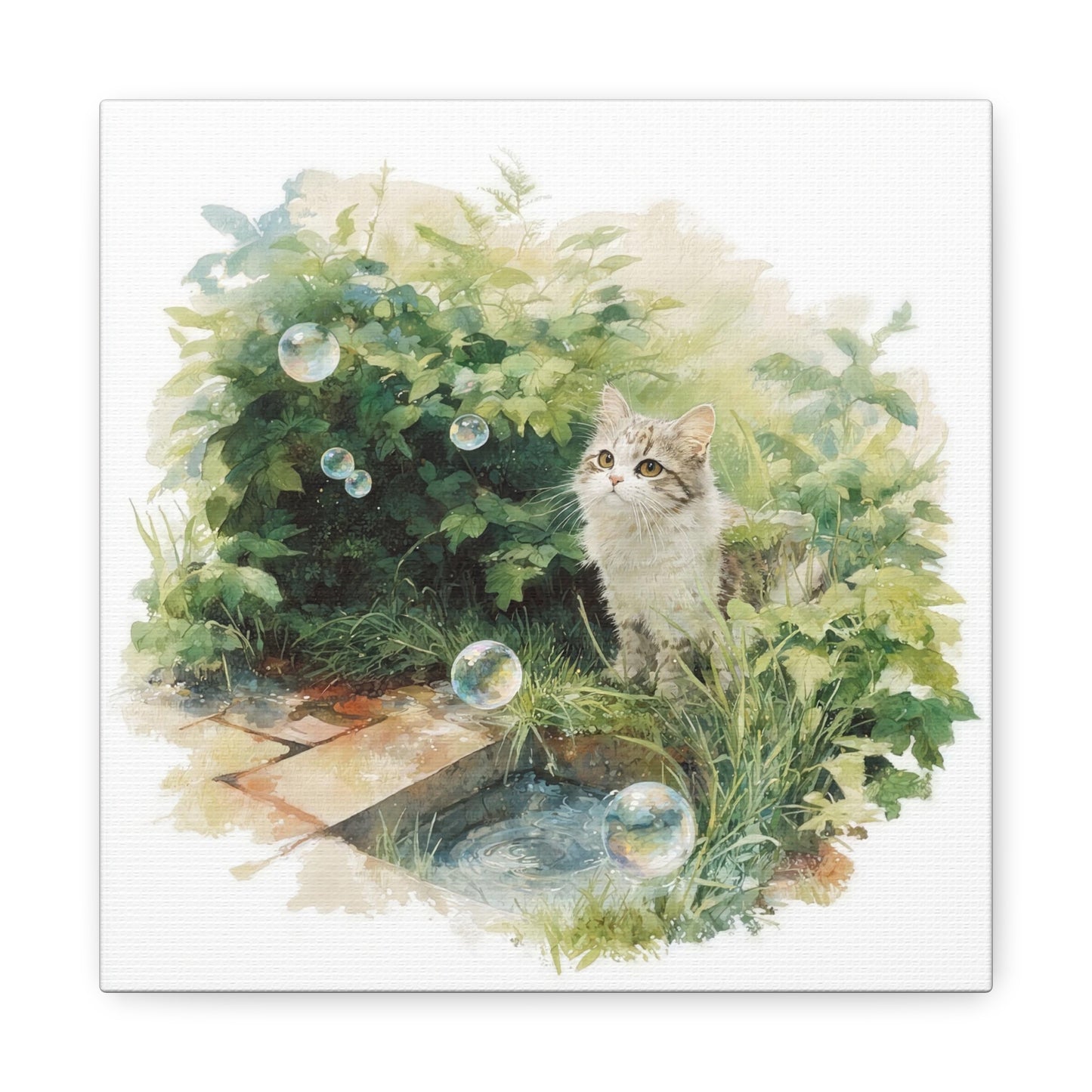 Canvas Print, Cat Lover Wall Art Decor