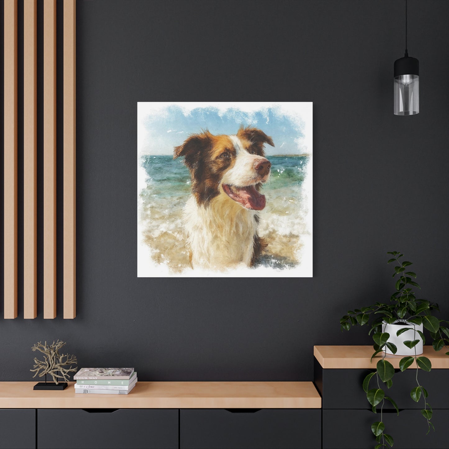 Custom Pet Portrait Canvas Print