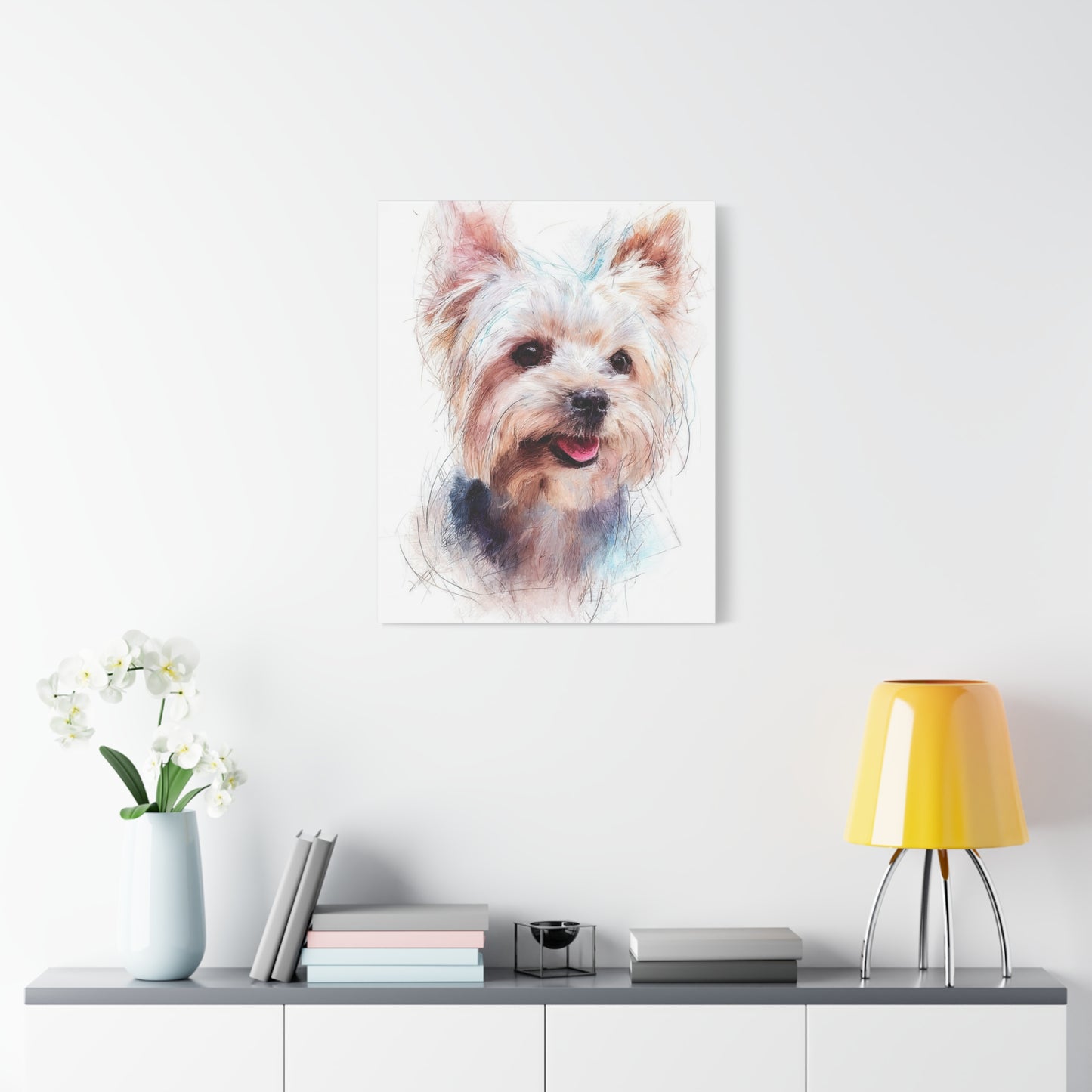 Canvas Print, Yorkshire Terrier Wall Art