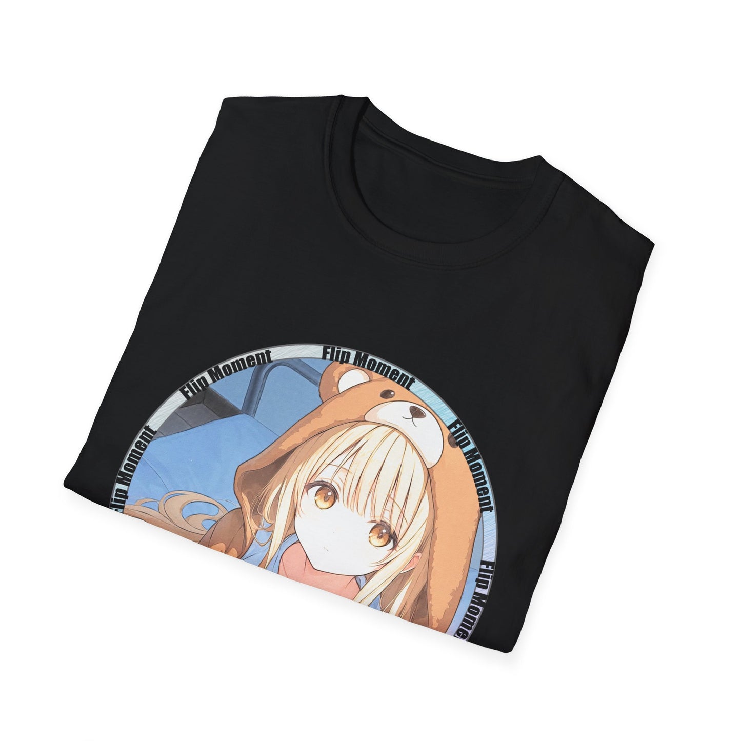 Kawaii Anime Mahiru Unisex Softstyle T-Shirt, Cute Japanese Cartoon Character Tee, Manga Art Shirt, Casual Anime Lover Top, Graphic Tee for
