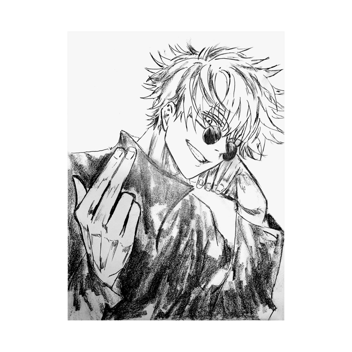 Gojo Jujutsu Kaisen Matte Vertical Poster