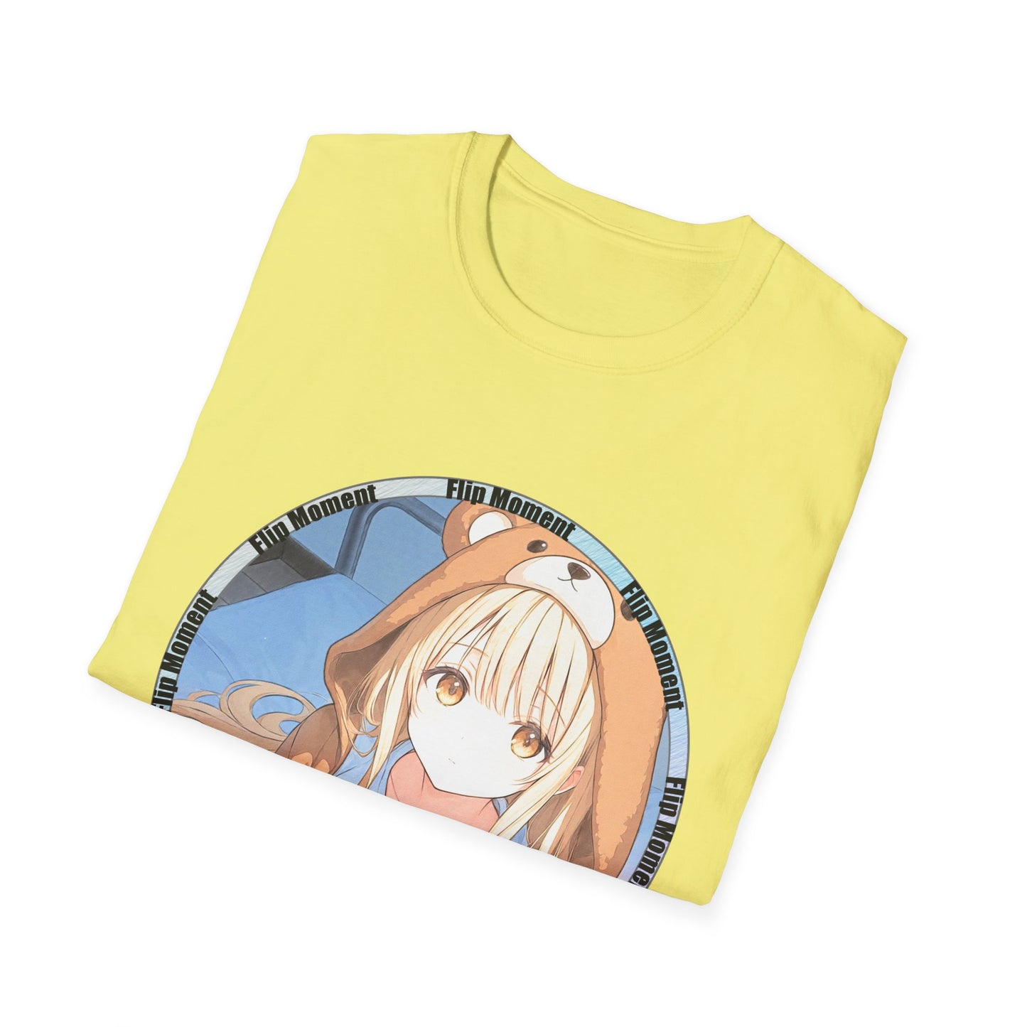 Kawaii Anime Mahiru Unisex Softstyle T-Shirt, Cute Japanese Cartoon Character Tee, Manga Art Shirt, Casual Anime Lover Top, Graphic Tee for