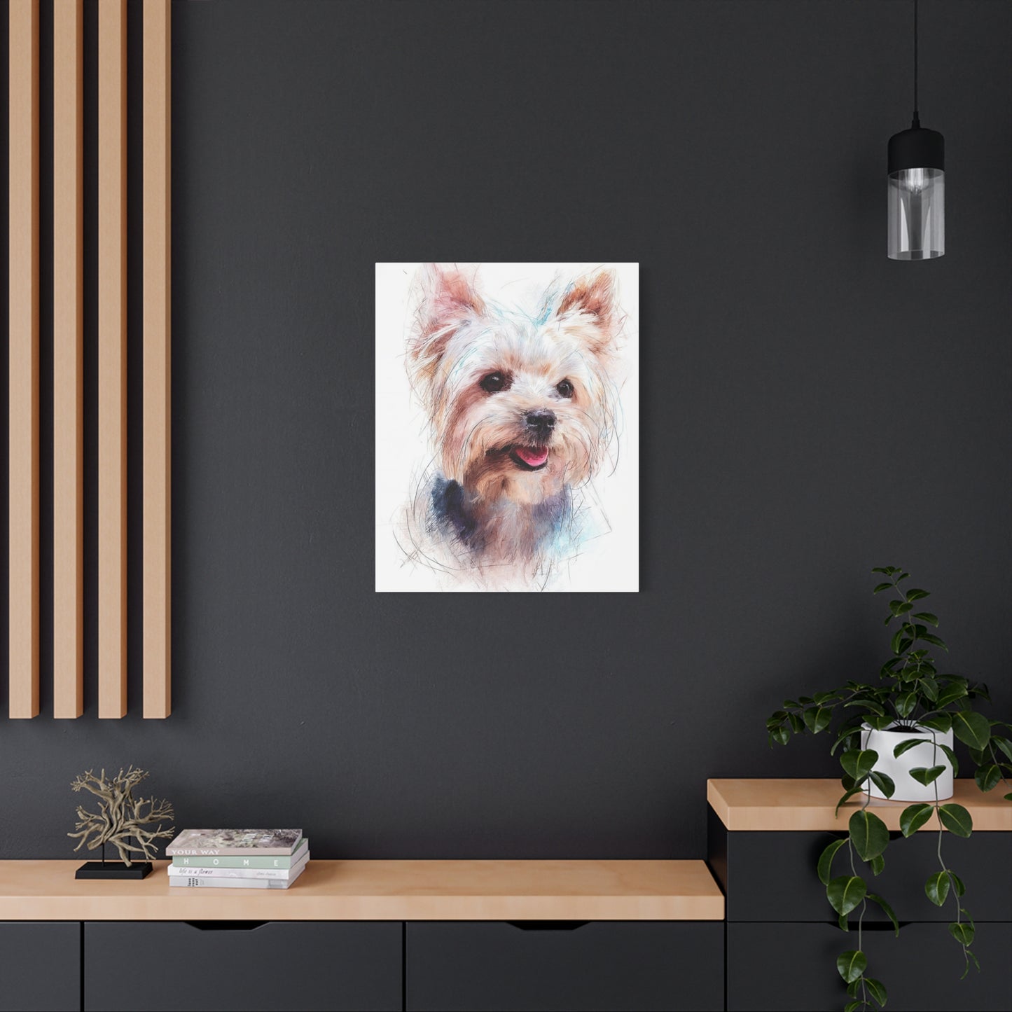 Canvas Print, Yorkshire Terrier Wall Art