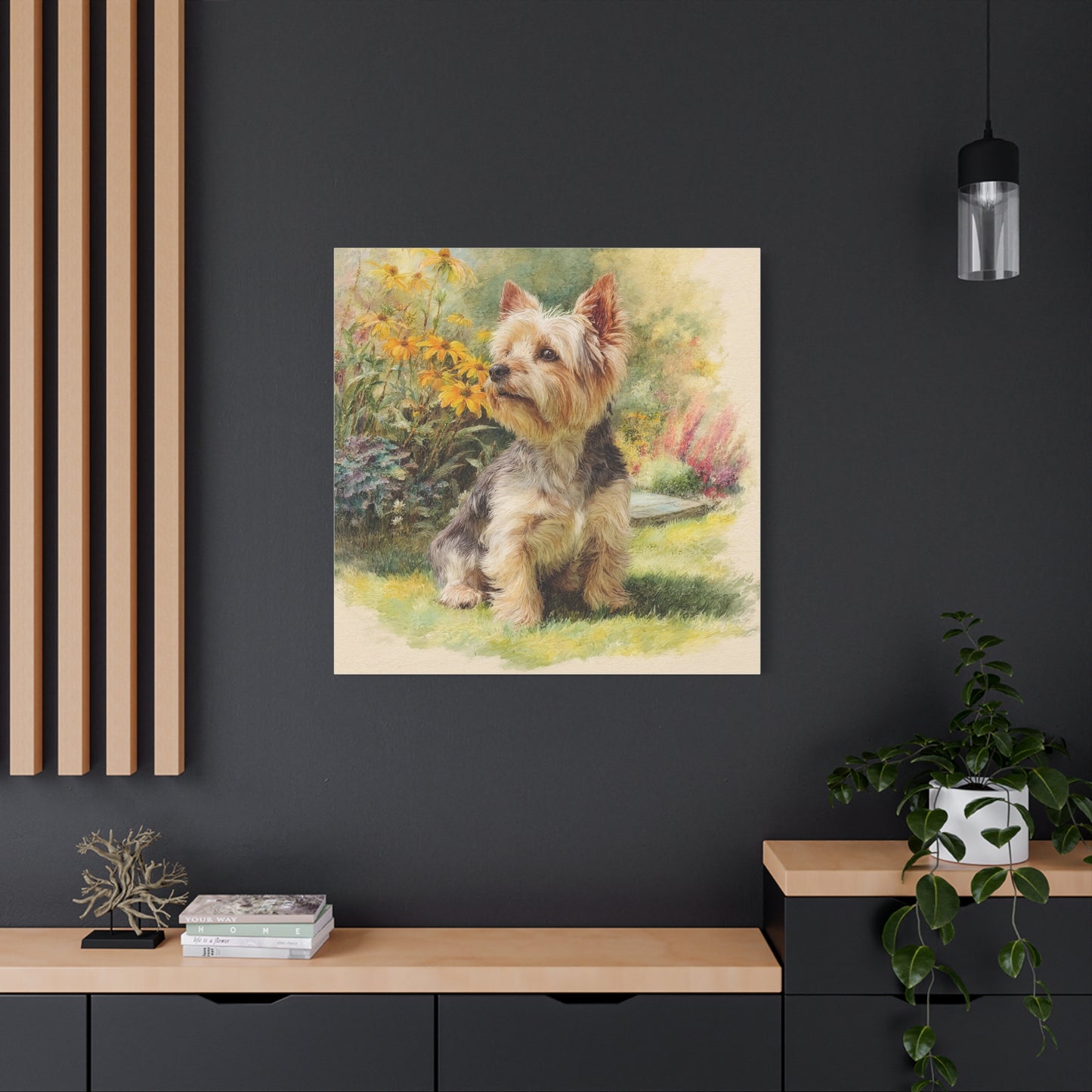 Canvas Wall Art, Dog Lover Decor, Pet Portrait