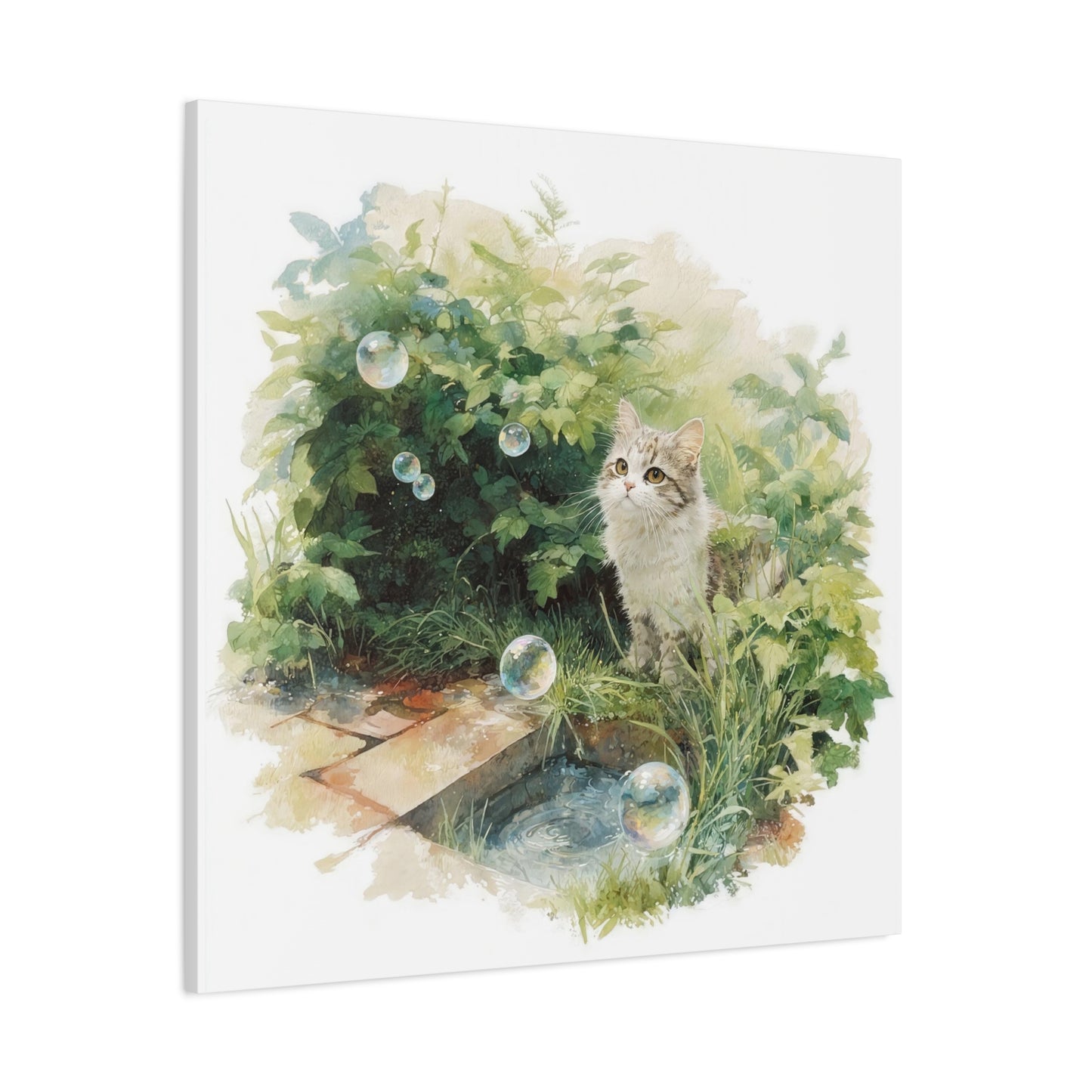 Canvas Print, Cat Lover Wall Art Decor