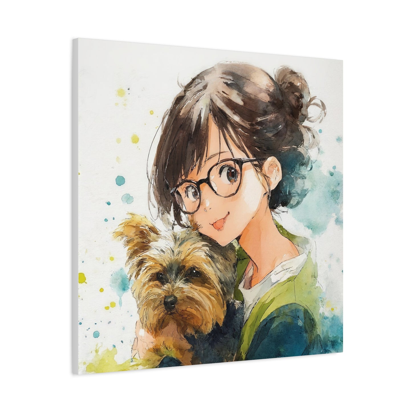 Canvas Print, Yorkshire Terrier Wall Art