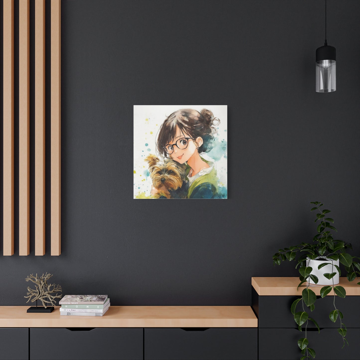 Canvas Print, Yorkshire Terrier Wall Art