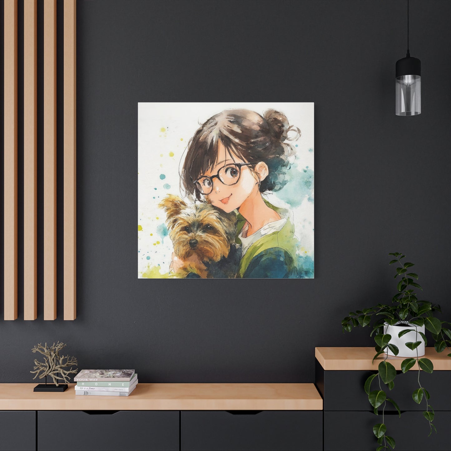 Canvas Print, Yorkshire Terrier Wall Art