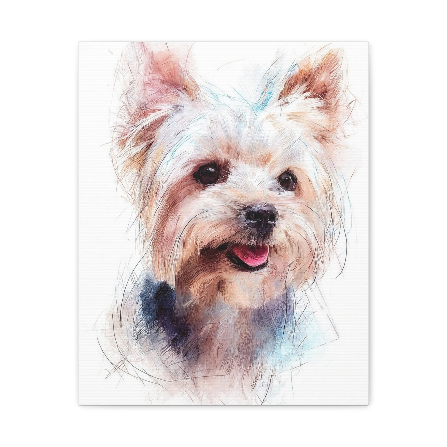 Canvas Print, Yorkshire Terrier Wall Art