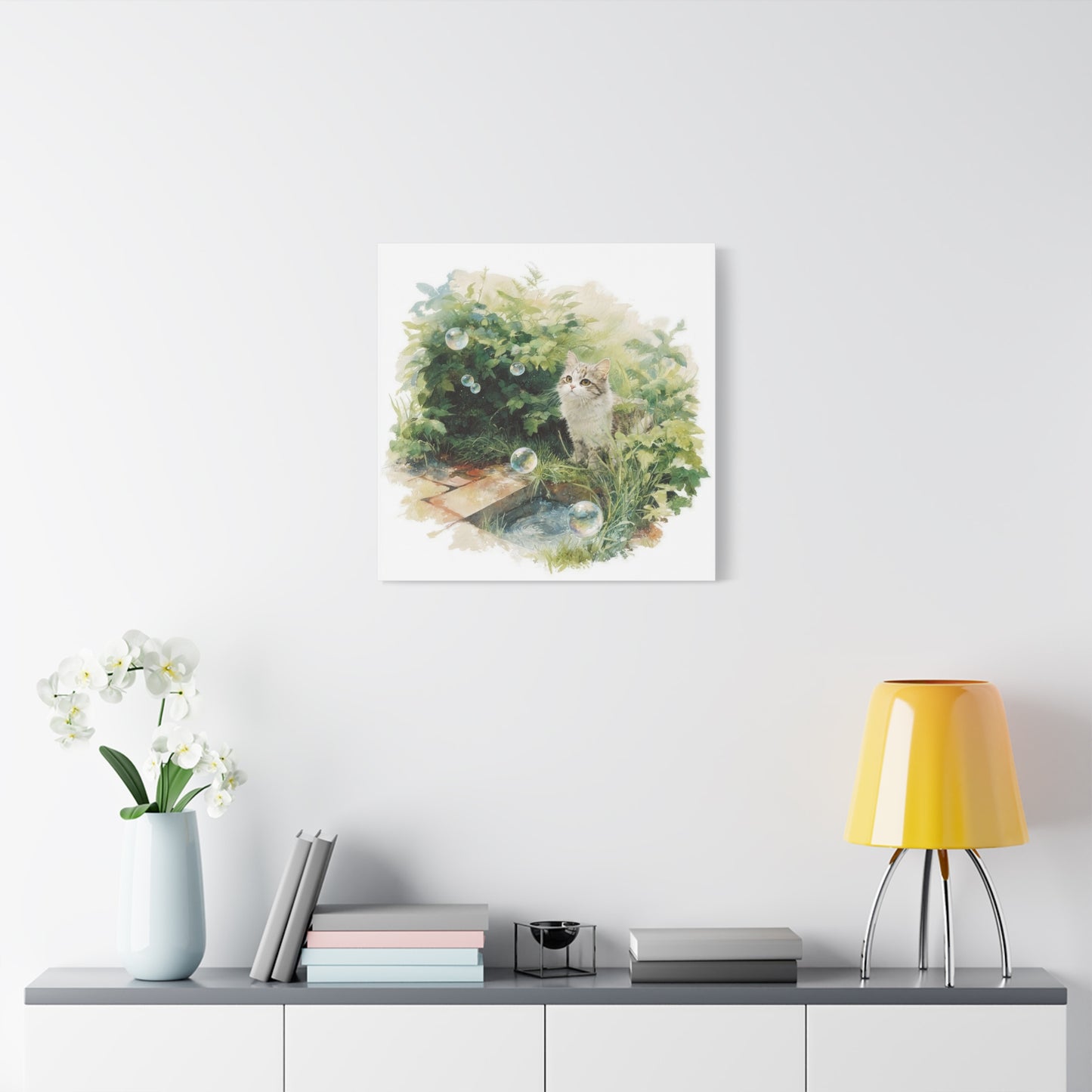 Canvas Print, Cat Lover Wall Art Decor