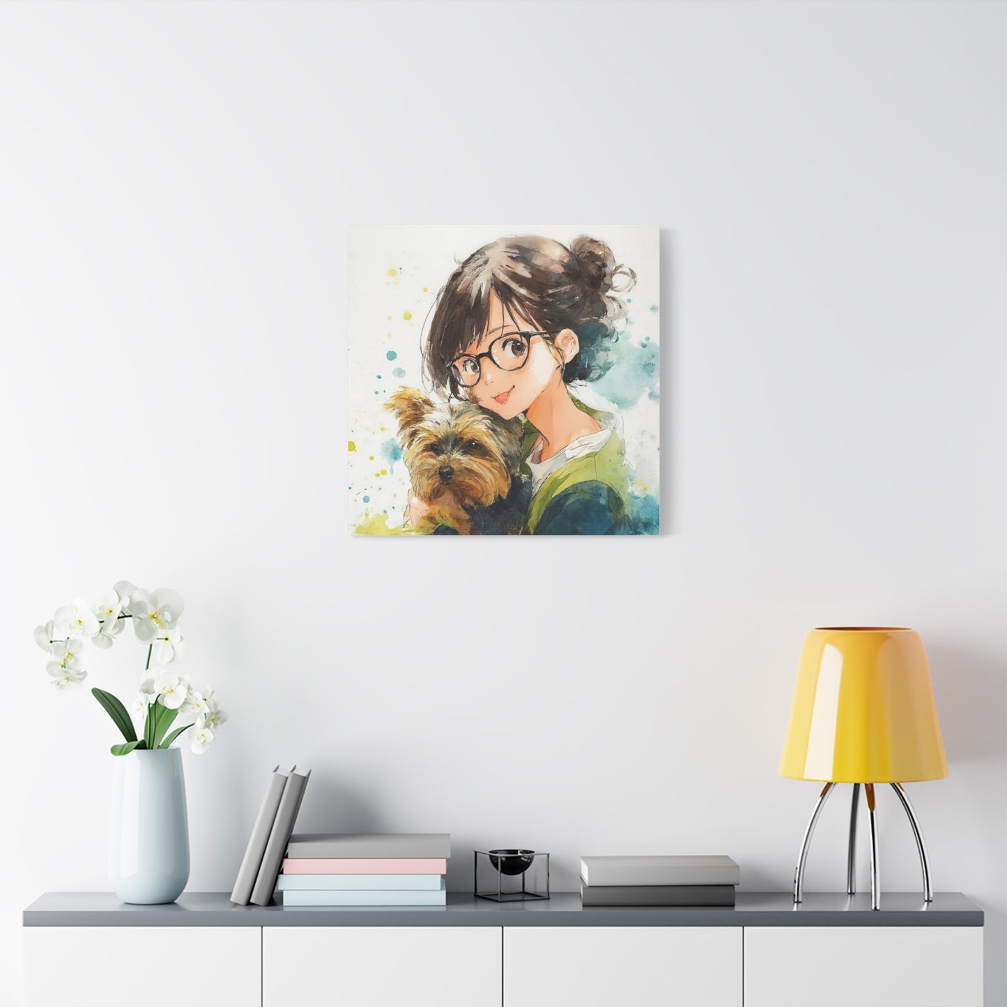 Canvas Print, Yorkshire Terrier Wall Art