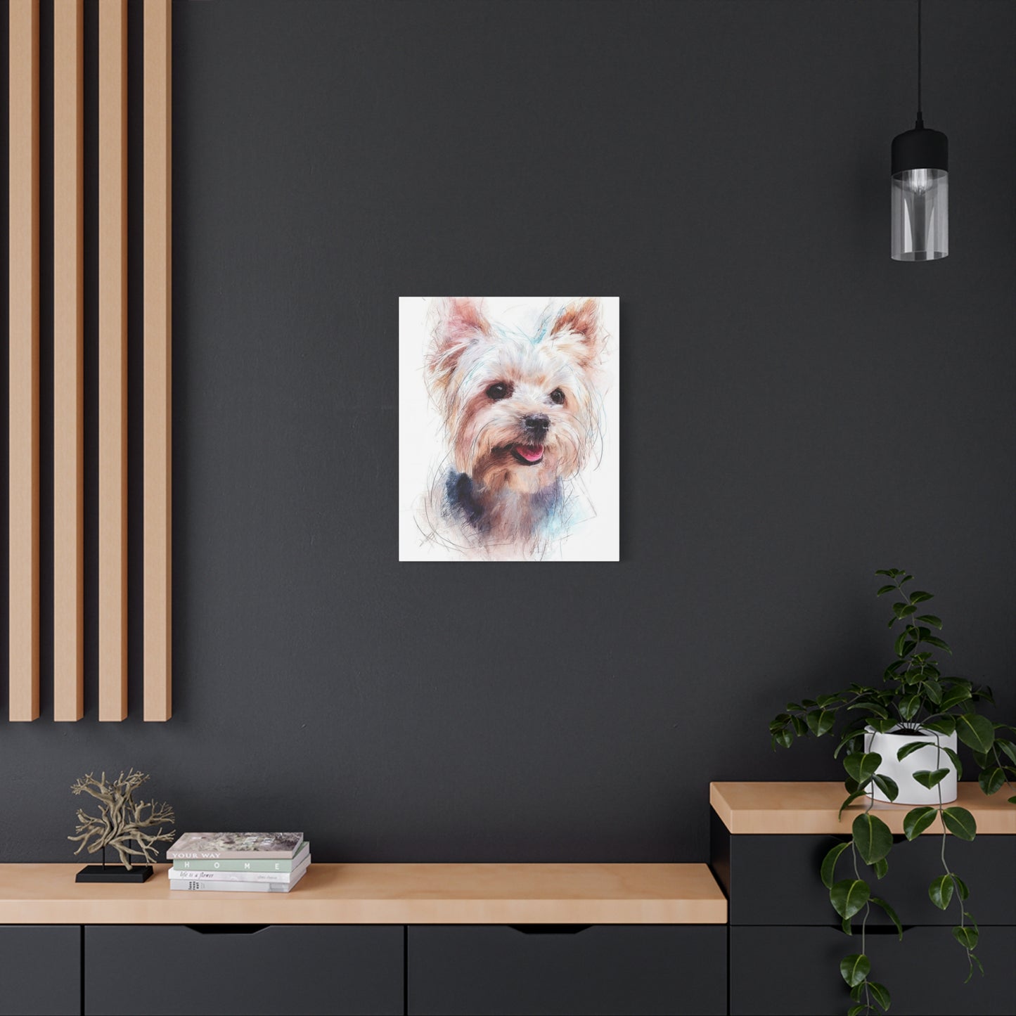 Canvas Print, Yorkshire Terrier Wall Art