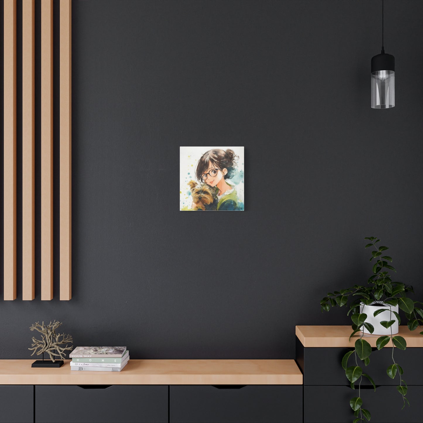 Canvas Print, Yorkshire Terrier Wall Art