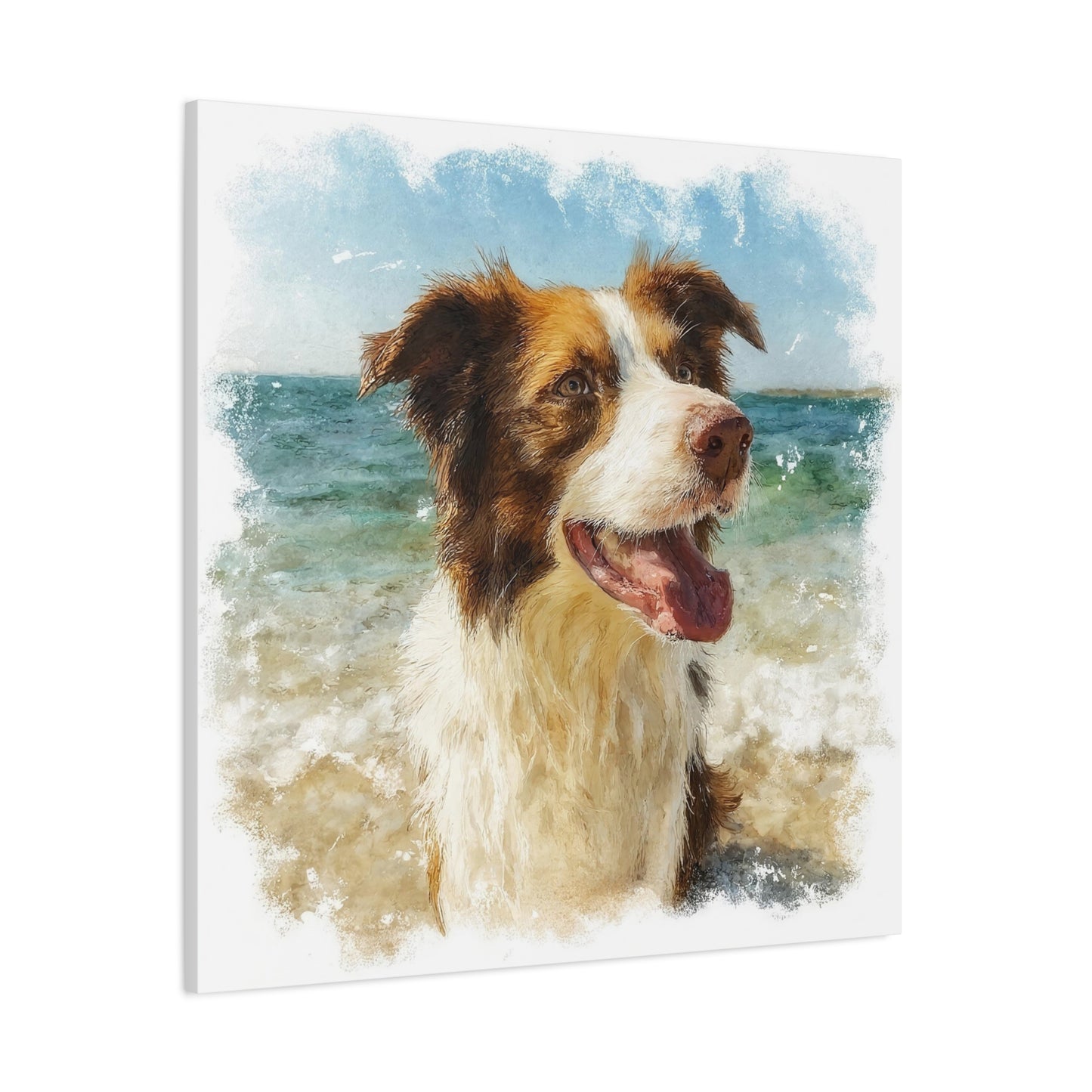 Custom Pet Portrait Canvas Print