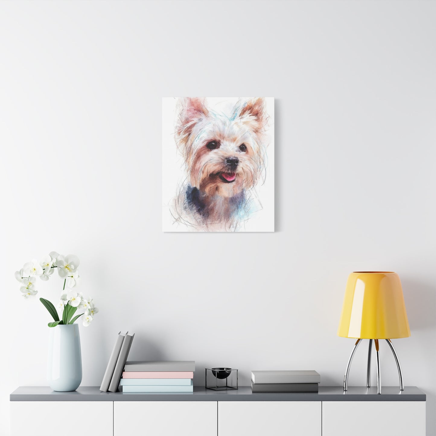 Canvas Print, Yorkshire Terrier Wall Art