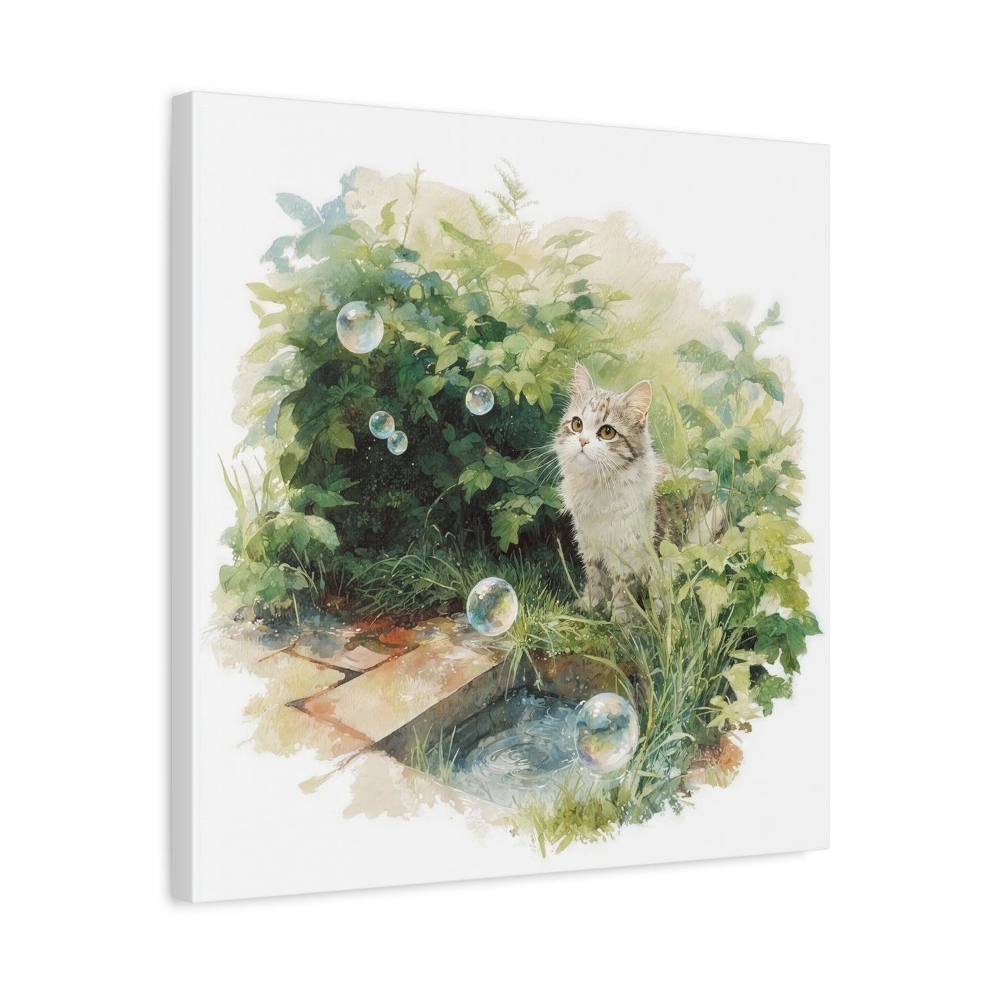 Canvas Print, Cat Lover Wall Art Decor