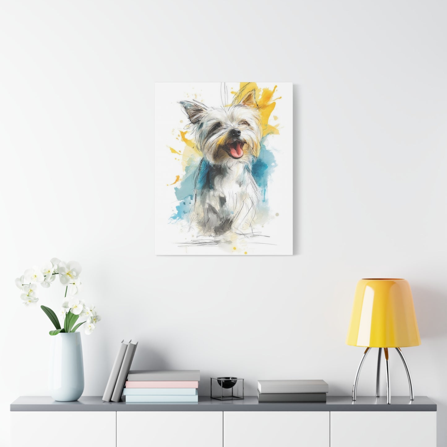 Canvas Print, Yorkshire Terrier Home Decor Art