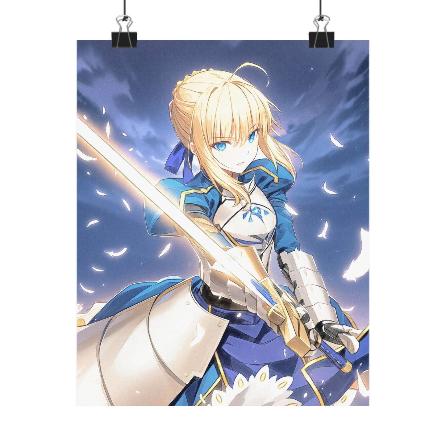 Vertical Posters Saber Fate Stay Night