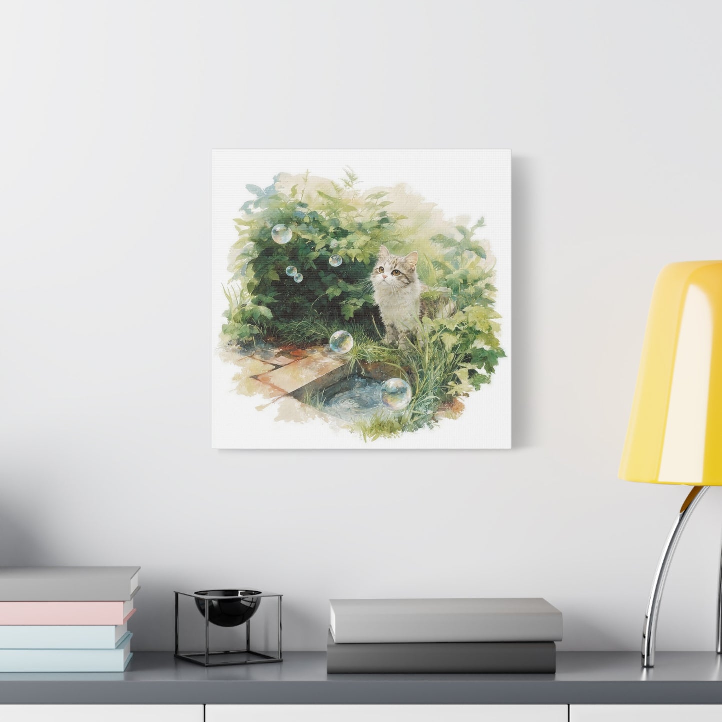 Canvas Print, Cat Lover Wall Art Decor