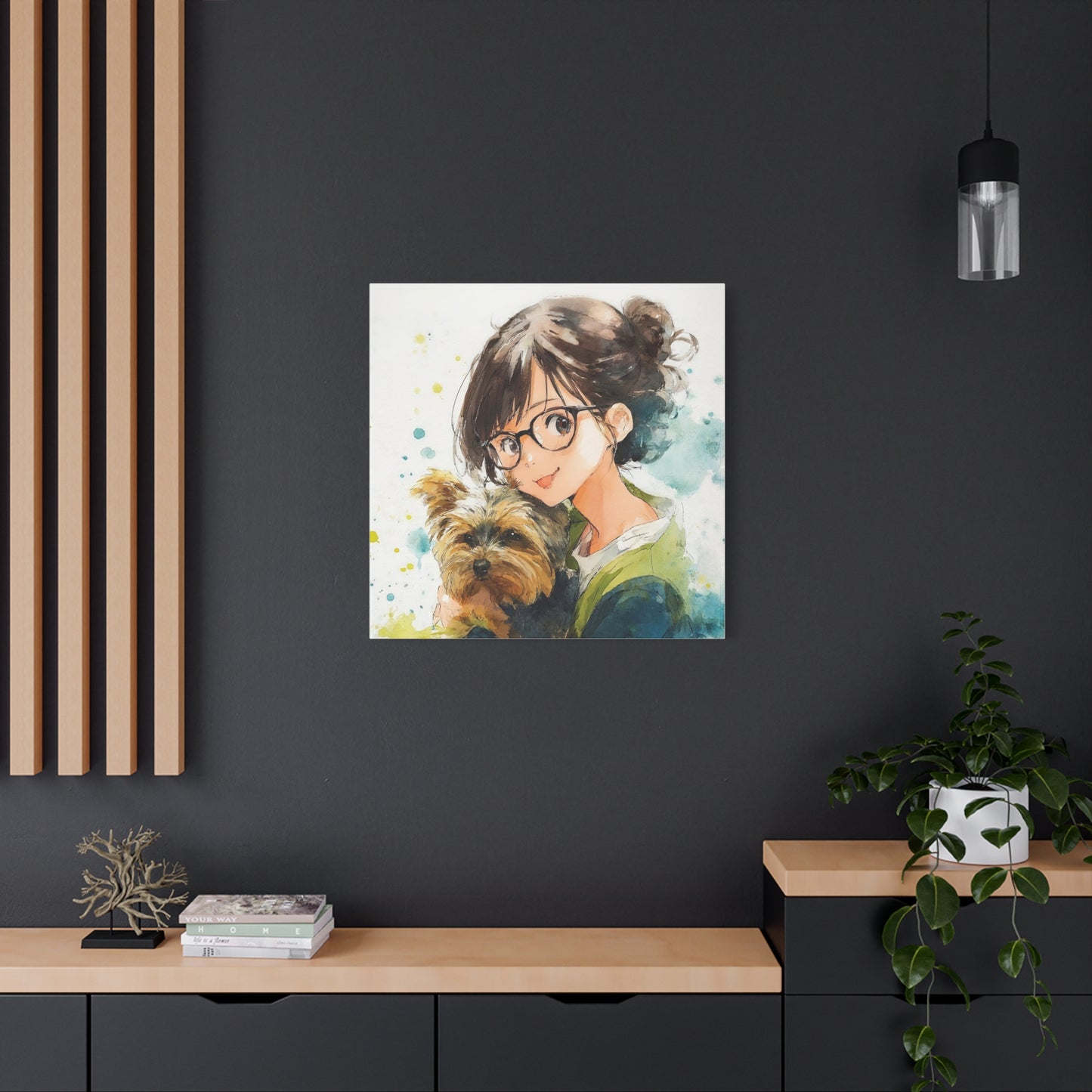 Canvas Print, Yorkshire Terrier Wall Art