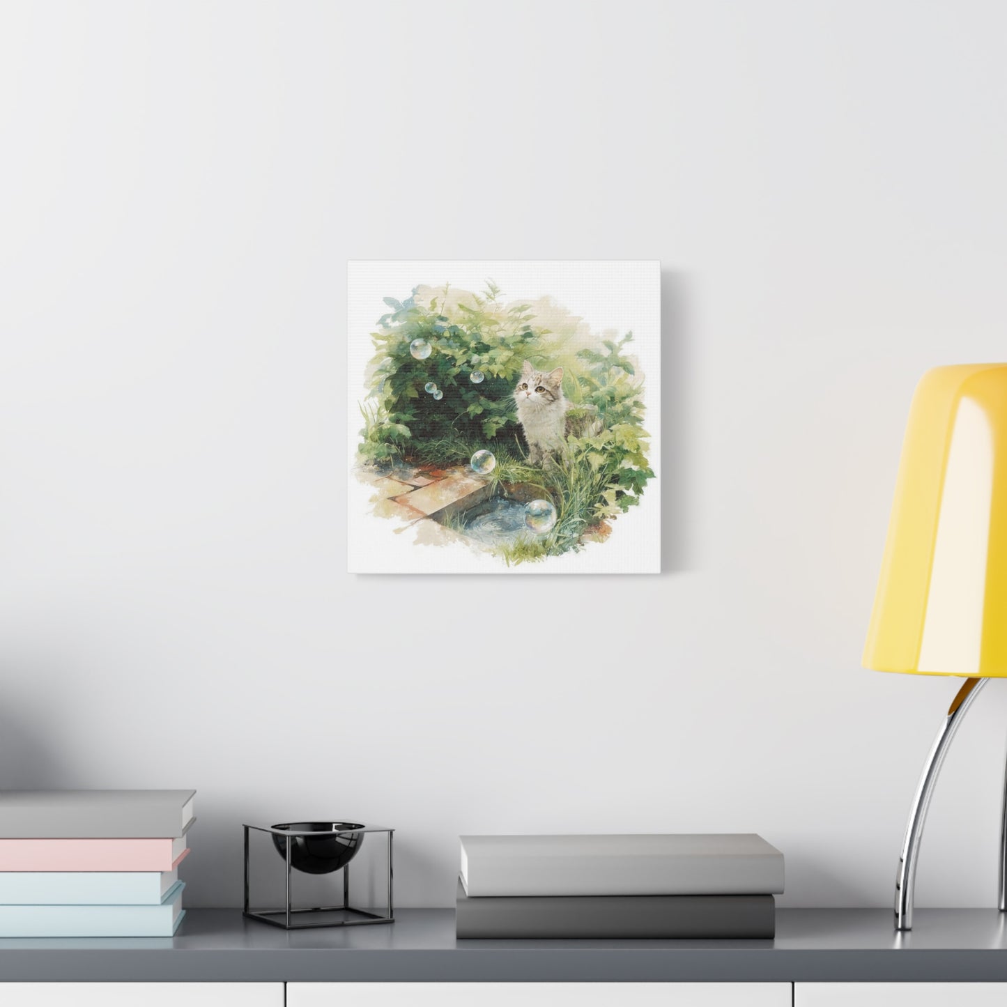 Canvas Print, Cat Lover Wall Art Decor