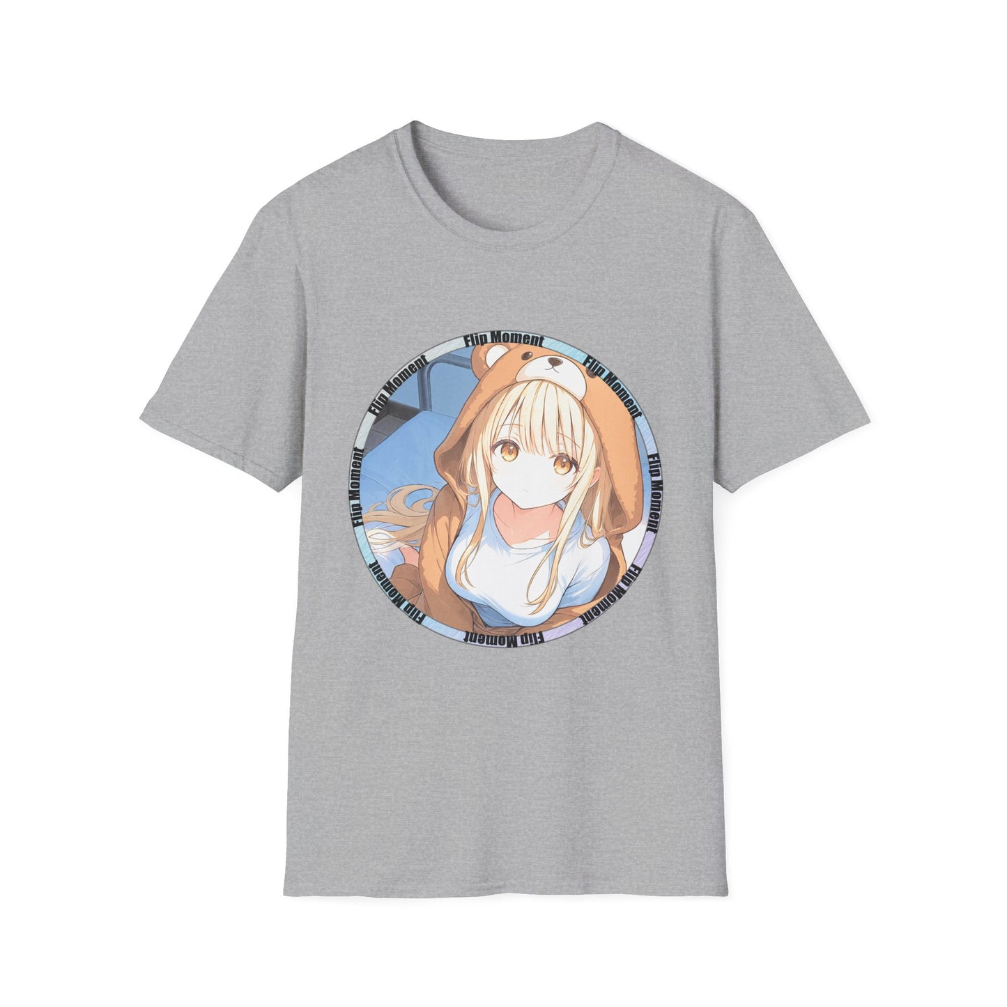 Kawaii Anime Mahiru Unisex Softstyle T-Shirt, Cute Japanese Cartoon Character Tee, Manga Art Shirt, Casual Anime Lover Top, Graphic Tee for