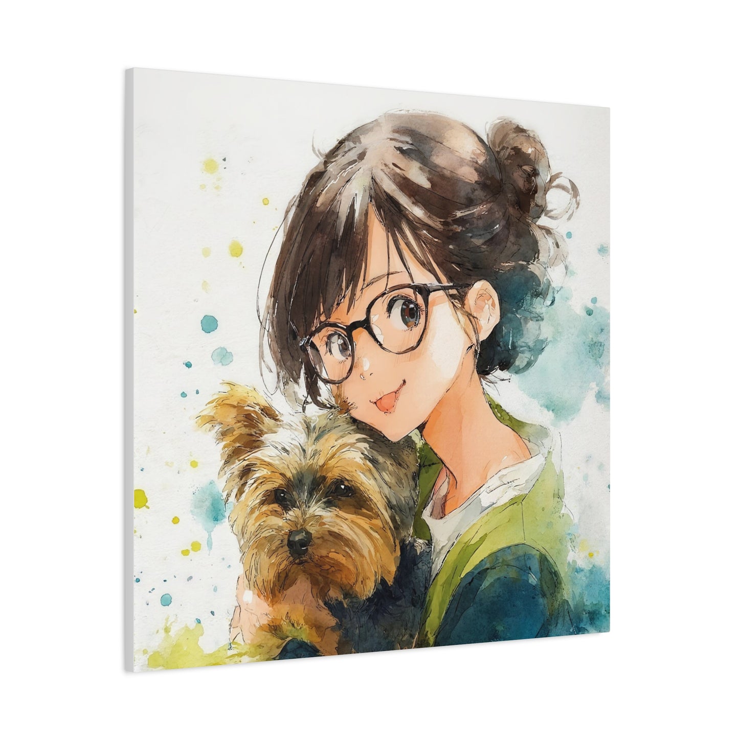 Canvas Print, Yorkshire Terrier Wall Art