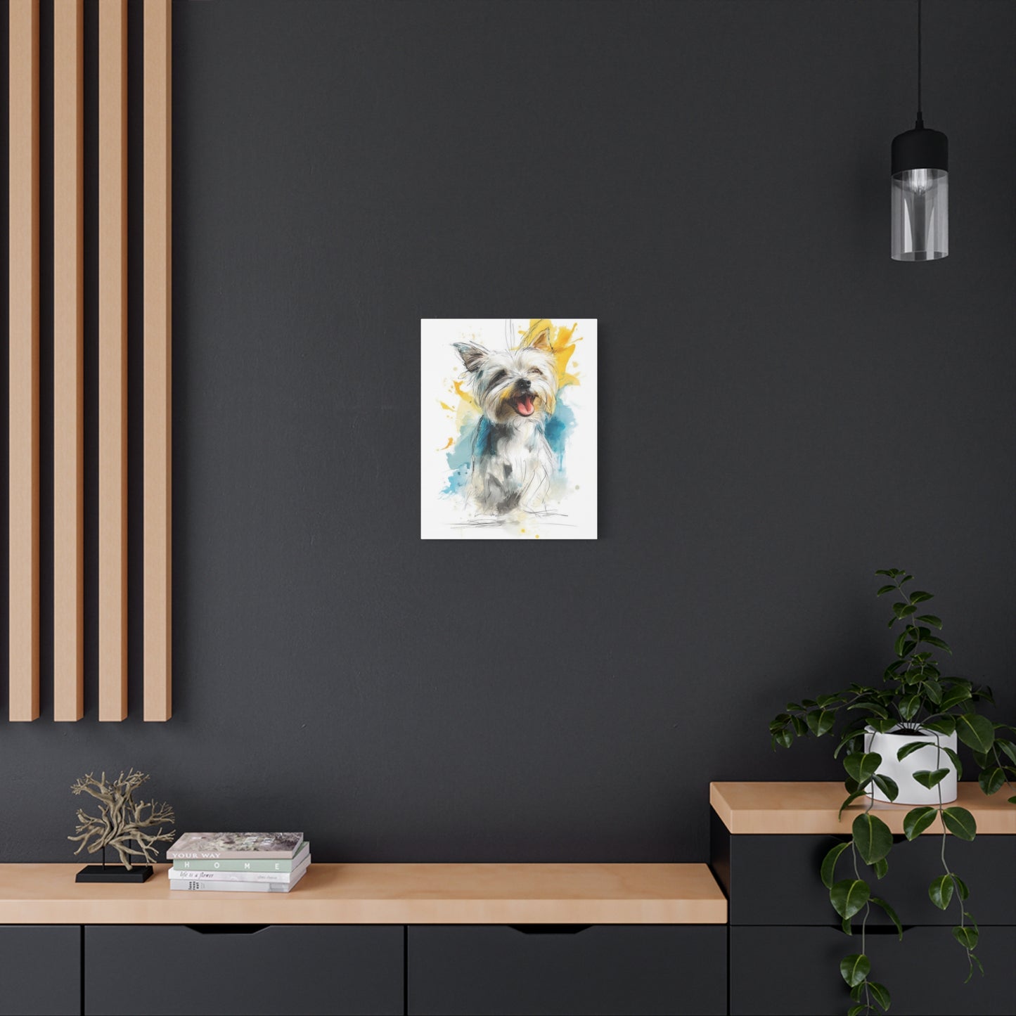 Canvas Print, Yorkshire Terrier Home Decor Art