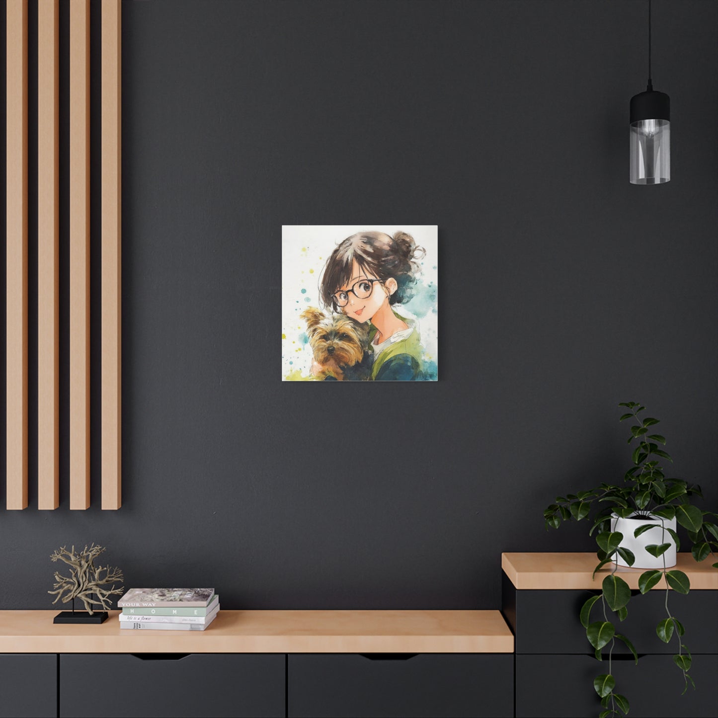 Canvas Print, Yorkshire Terrier Wall Art