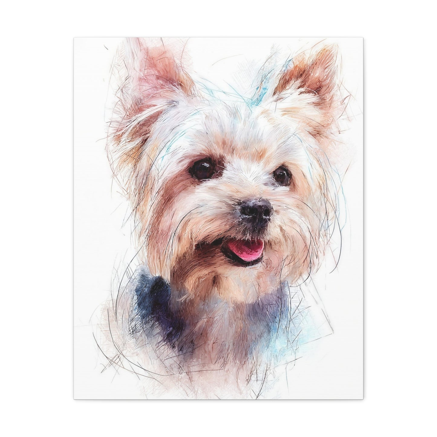Canvas Print, Yorkshire Terrier Wall Art