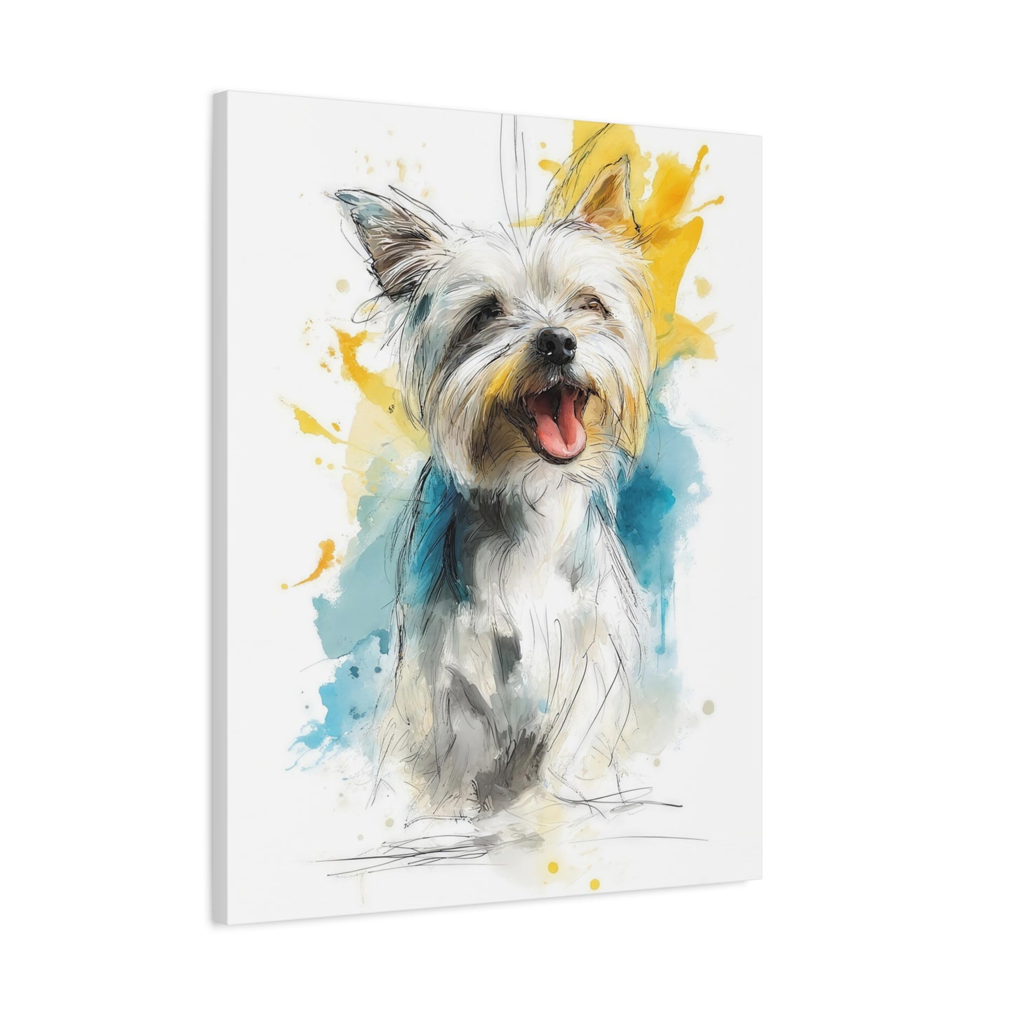 Canvas Print, Yorkshire Terrier Home Decor Art