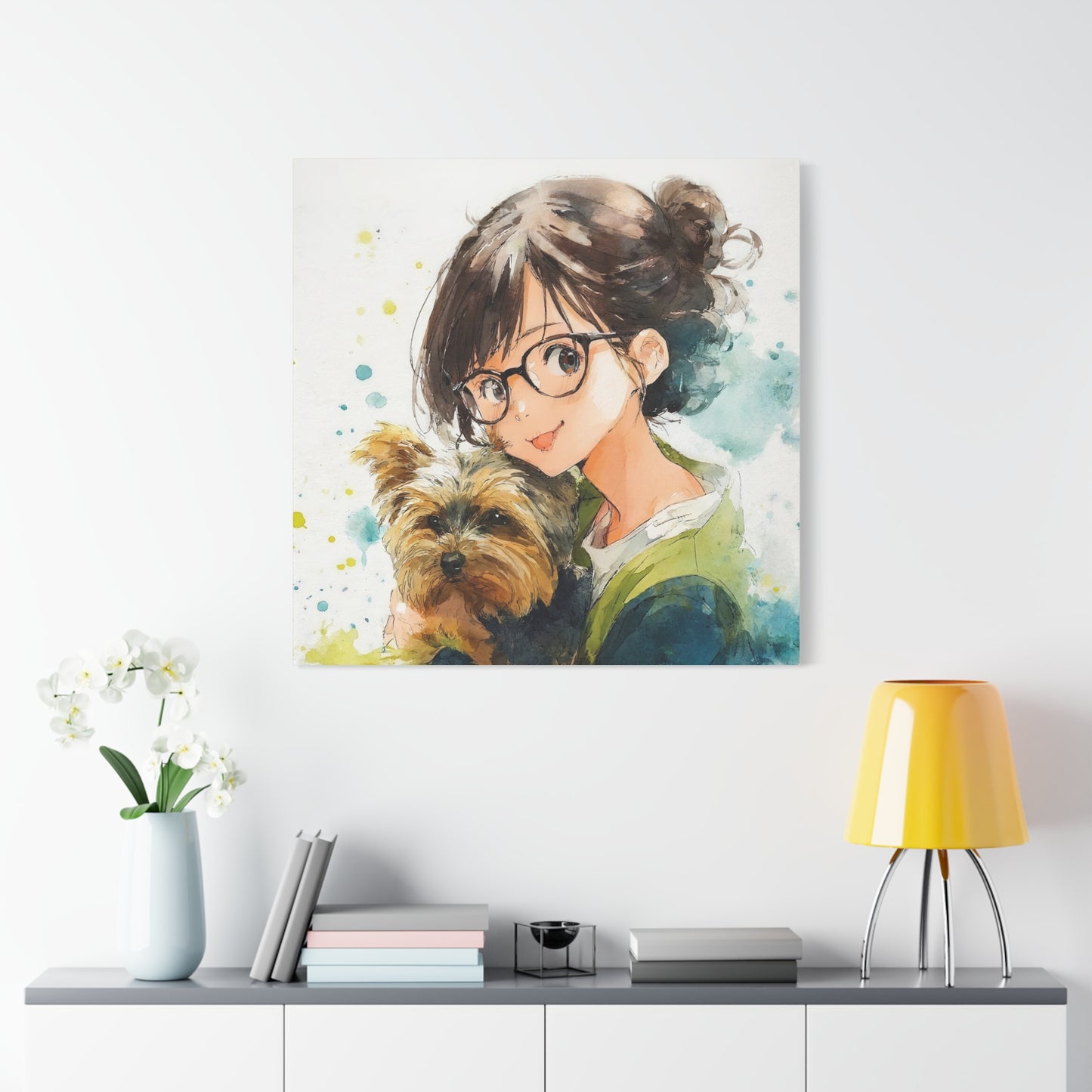 Canvas Print, Yorkshire Terrier Wall Art