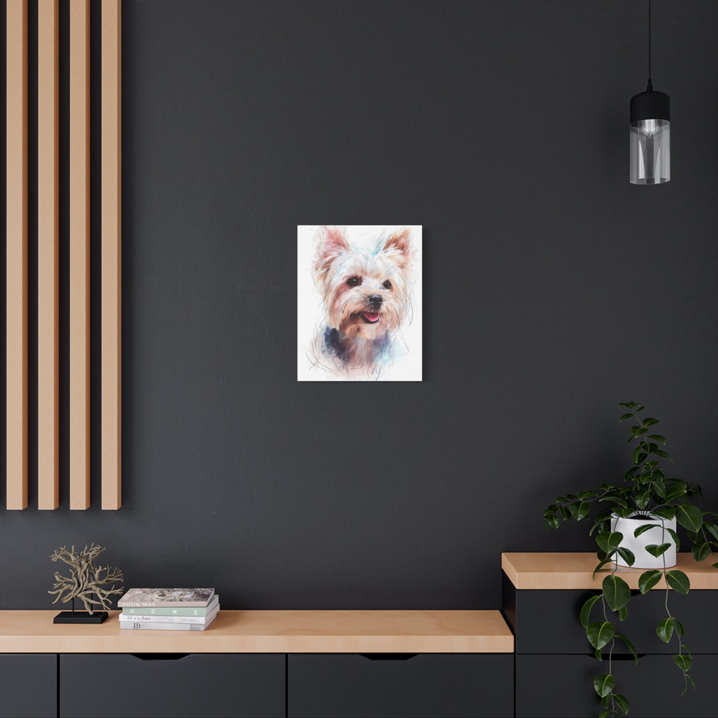 Canvas Print, Yorkshire Terrier Wall Art