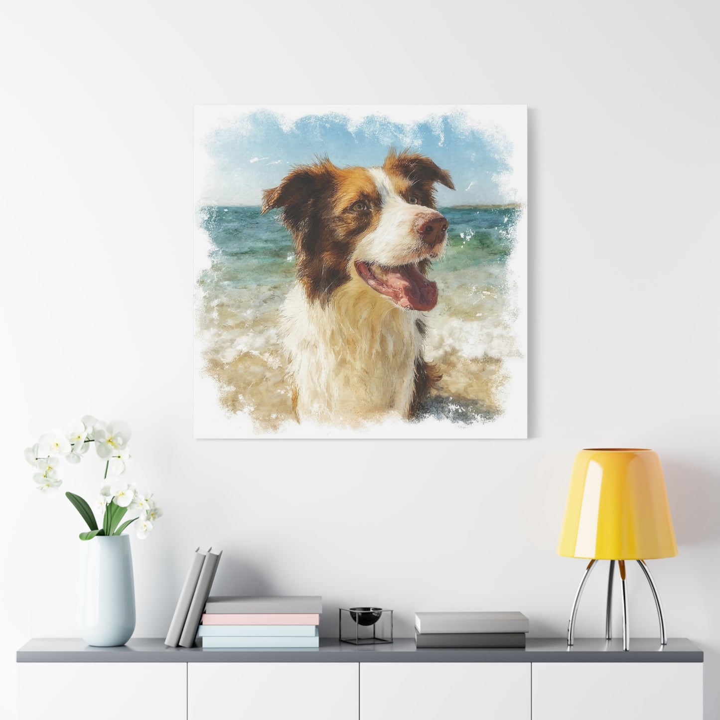 Custom Pet Portrait Canvas Print