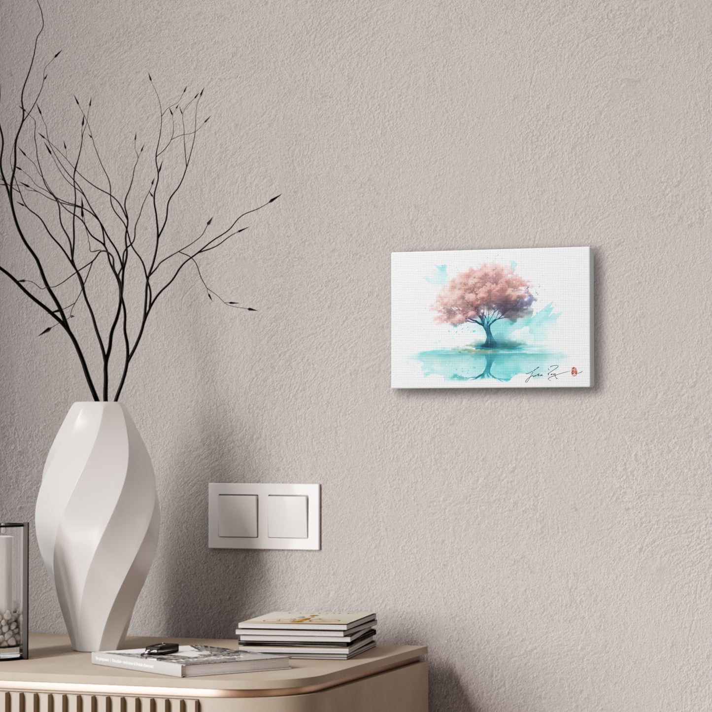 Sakura's Memory Canvas Printed