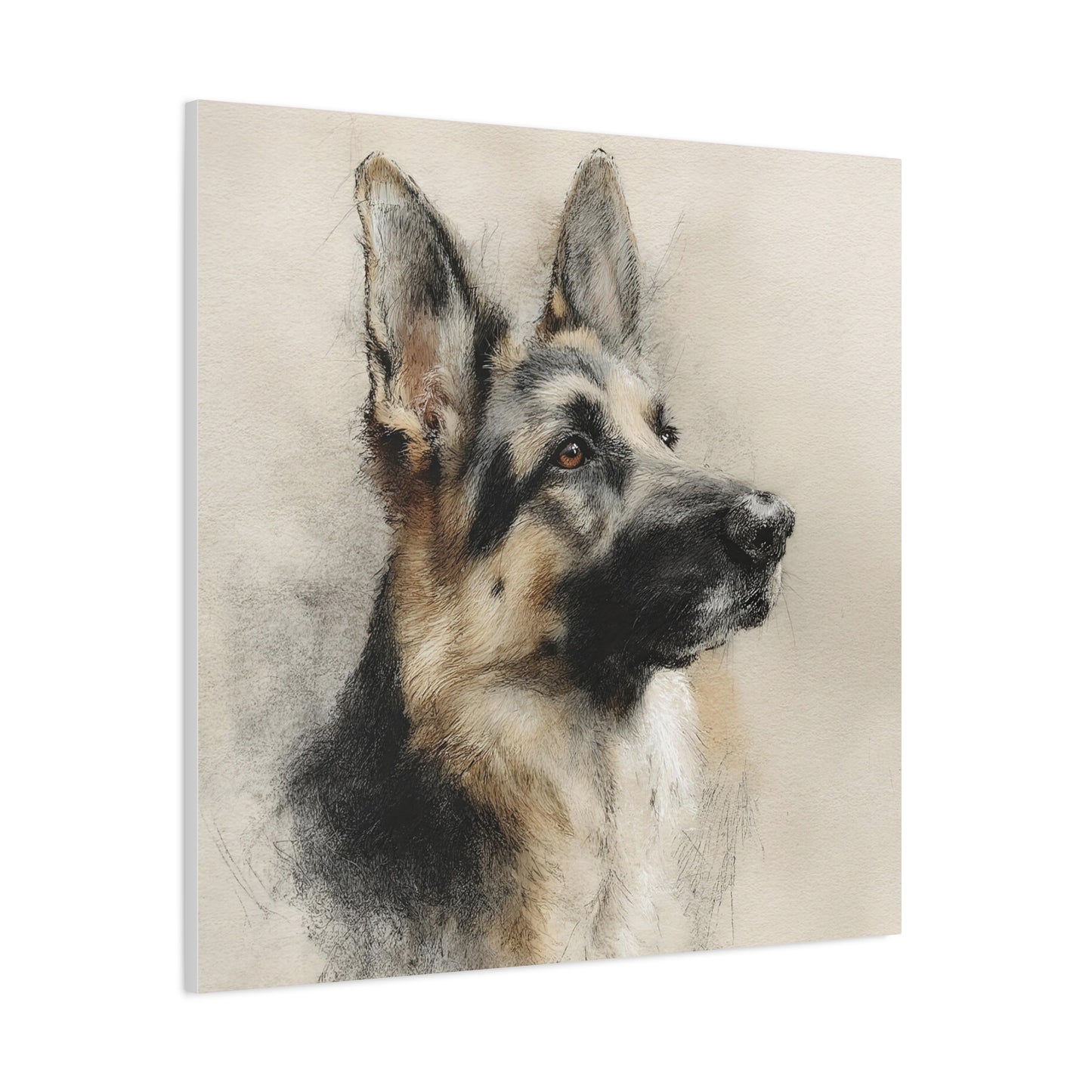German Shepherd Canvas Wall Art