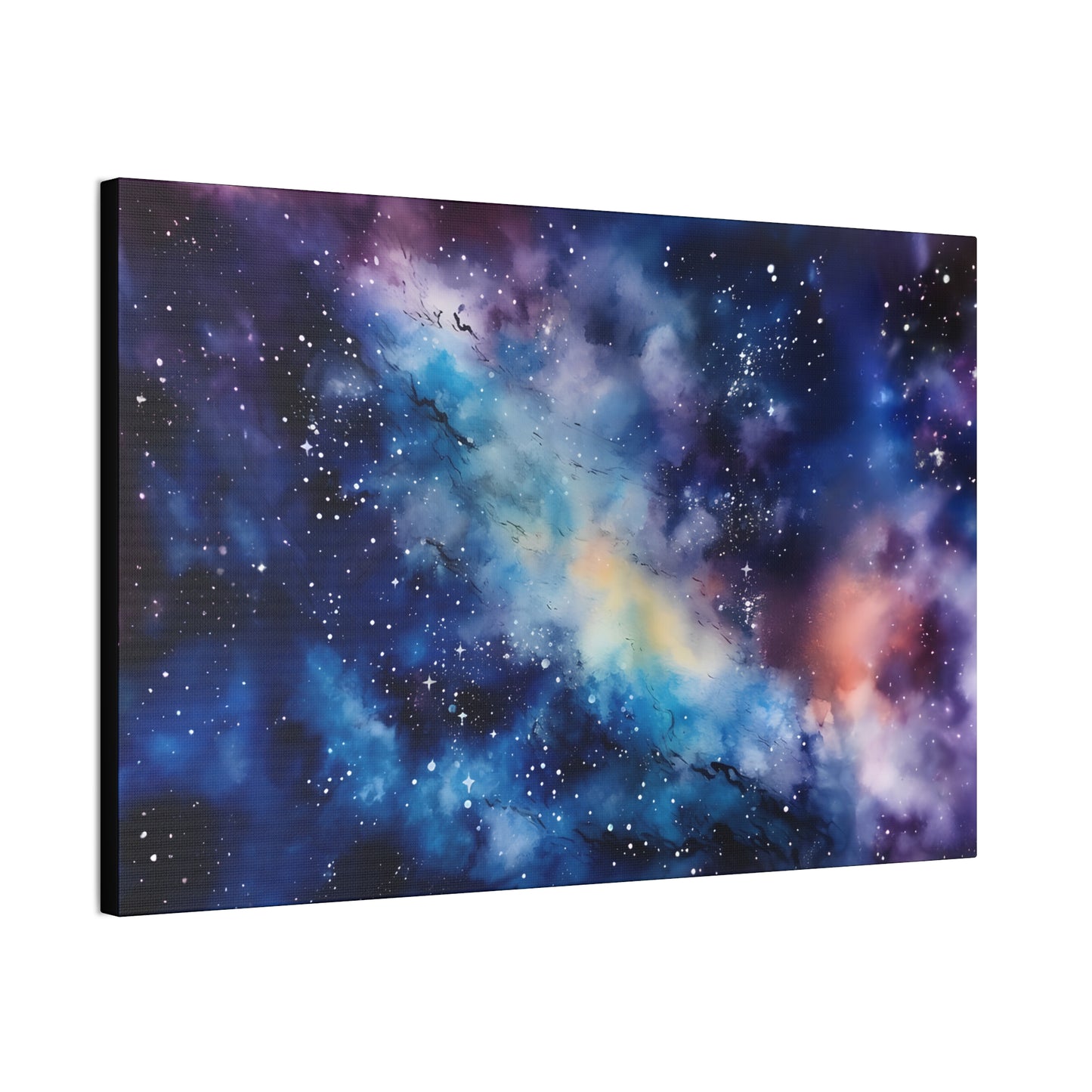 Galaxy Star Ocean Canvas Printed