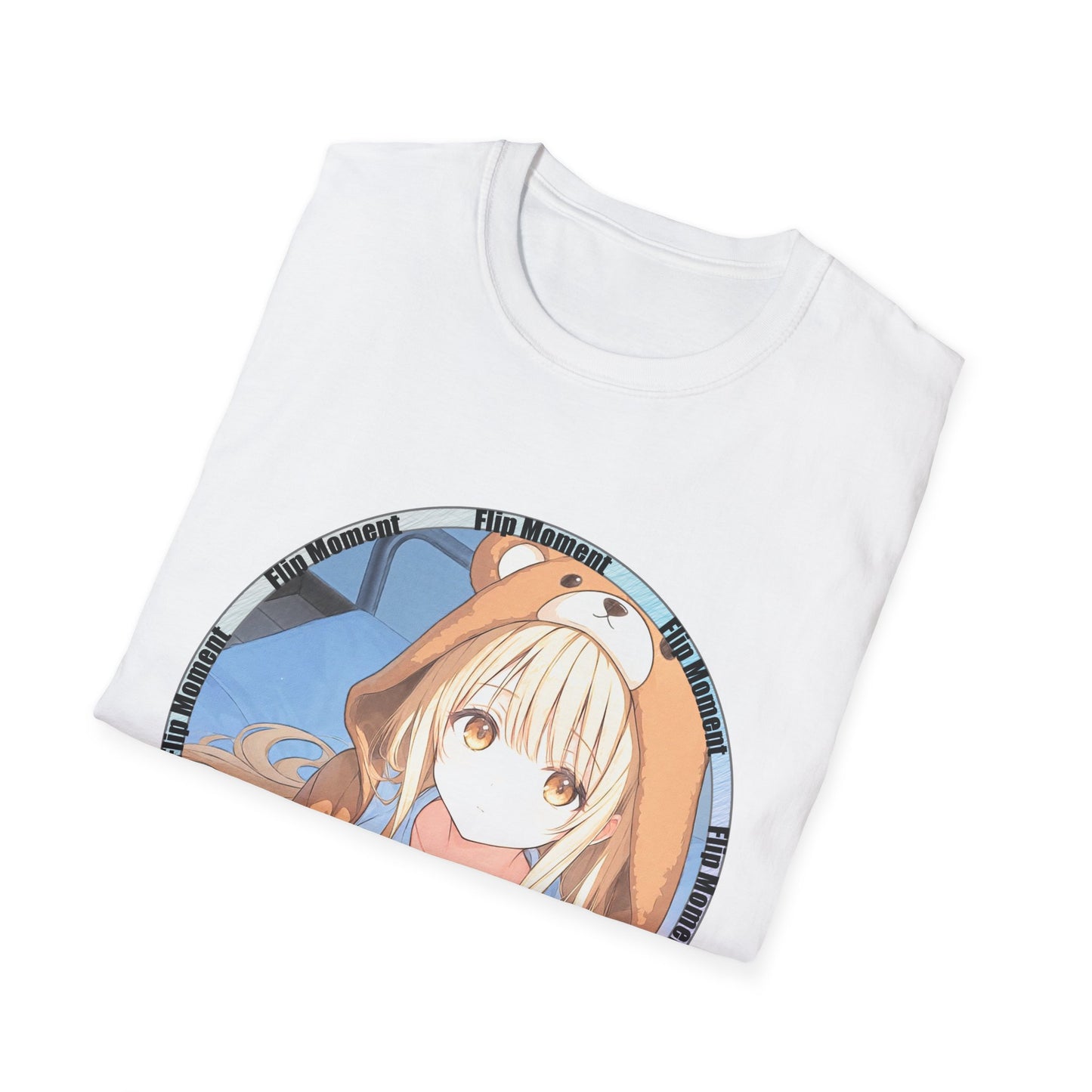 Kawaii Anime Mahiru Unisex Softstyle T-Shirt, Cute Japanese Cartoon Character Tee, Manga Art Shirt, Casual Anime Lover Top, Graphic Tee for