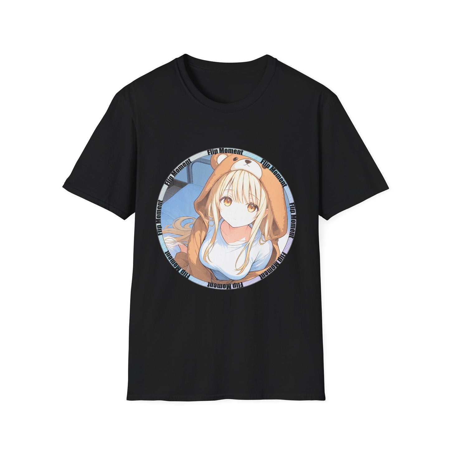Kawaii Anime Mahiru Unisex Softstyle T-Shirt, Cute Japanese Cartoon Character Tee, Manga Art Shirt, Casual Anime Lover Top, Graphic Tee for