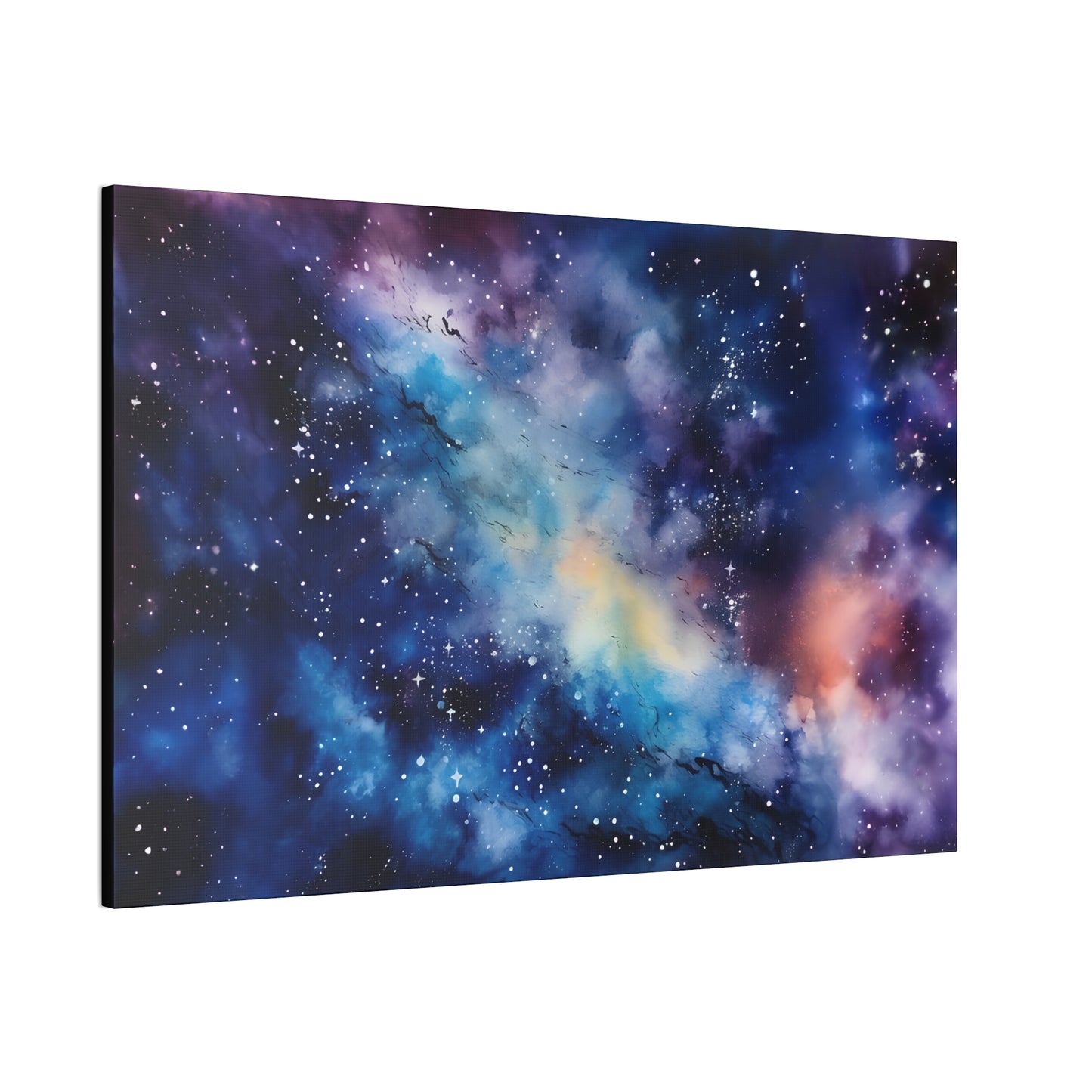 Galaxy Star Ocean Canvas Printed