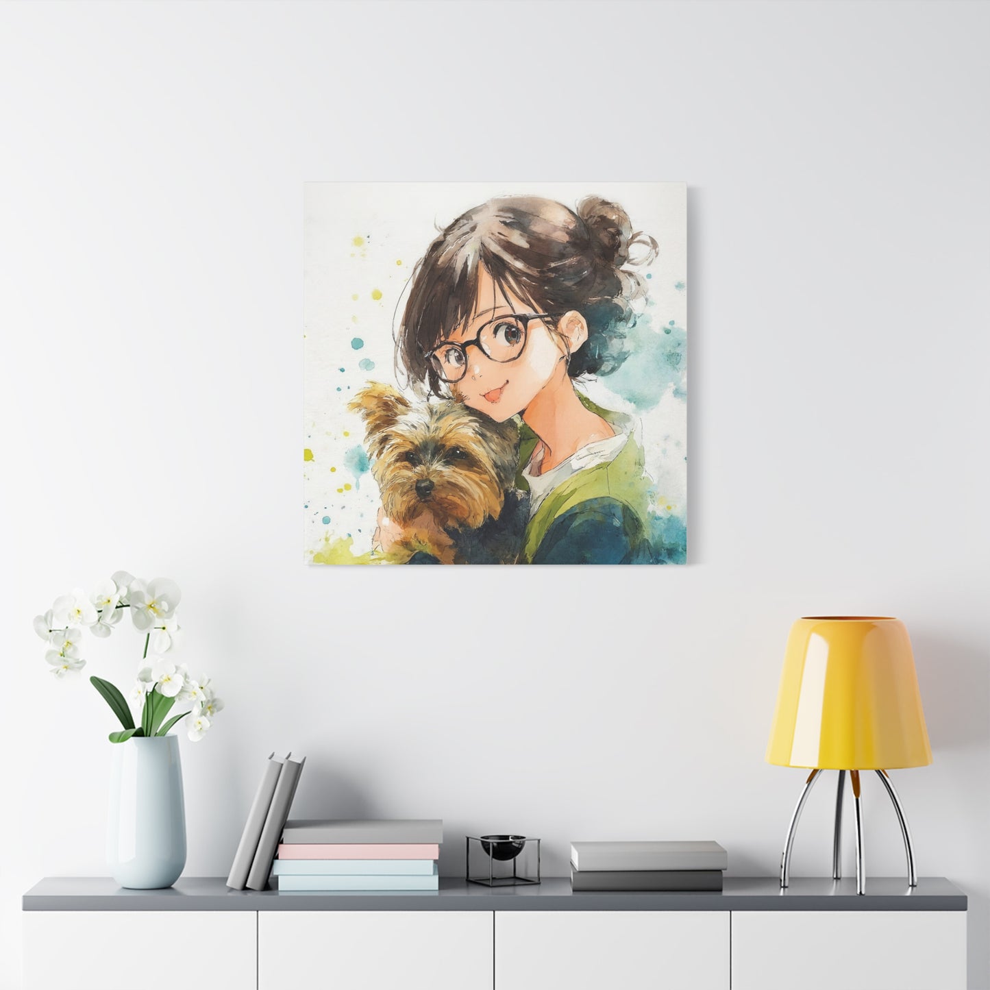 Canvas Print, Yorkshire Terrier Wall Art