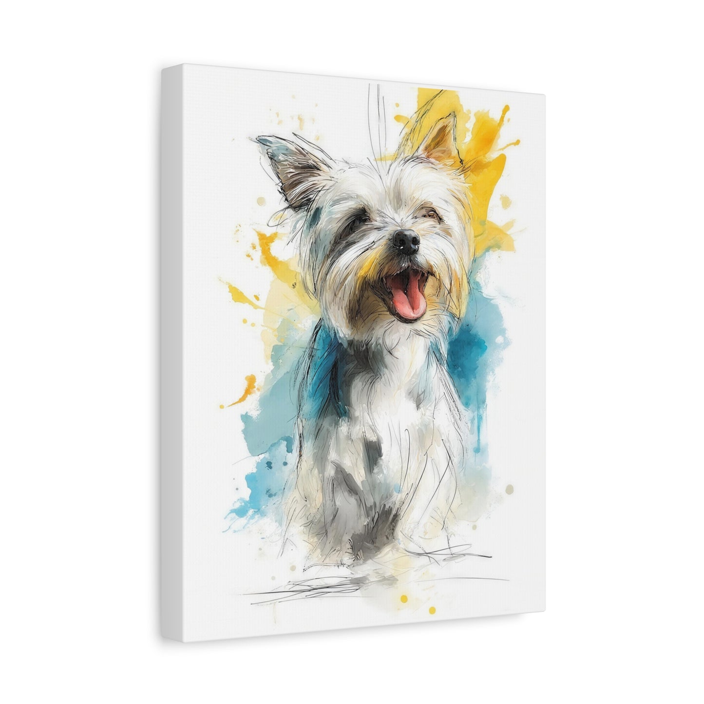Canvas Print, Yorkshire Terrier Home Decor Art