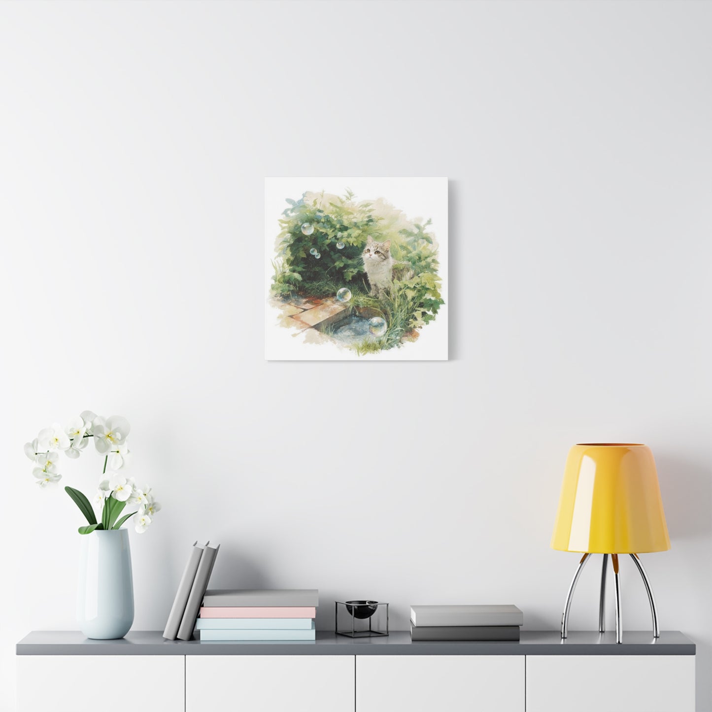 Canvas Print, Cat Lover Wall Art Decor