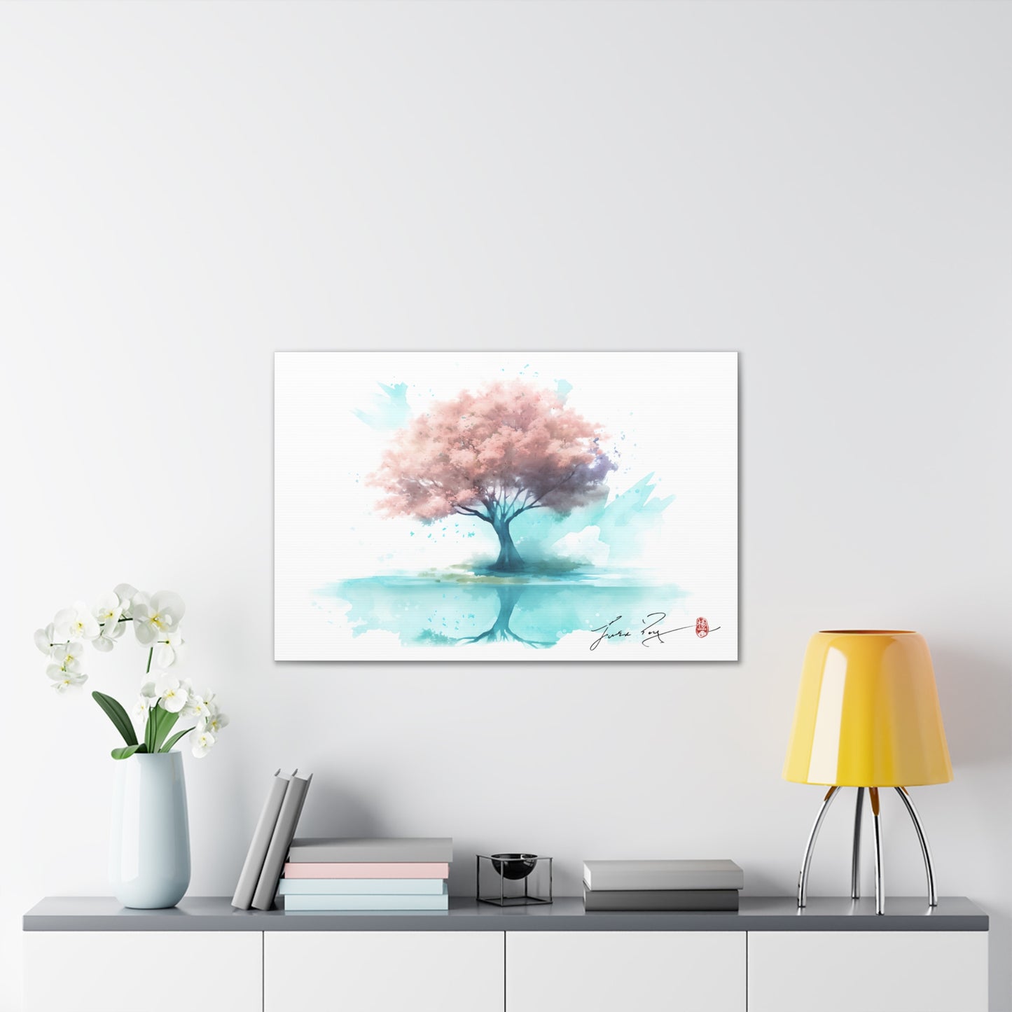 Sakura's Memory Canvas Printed
