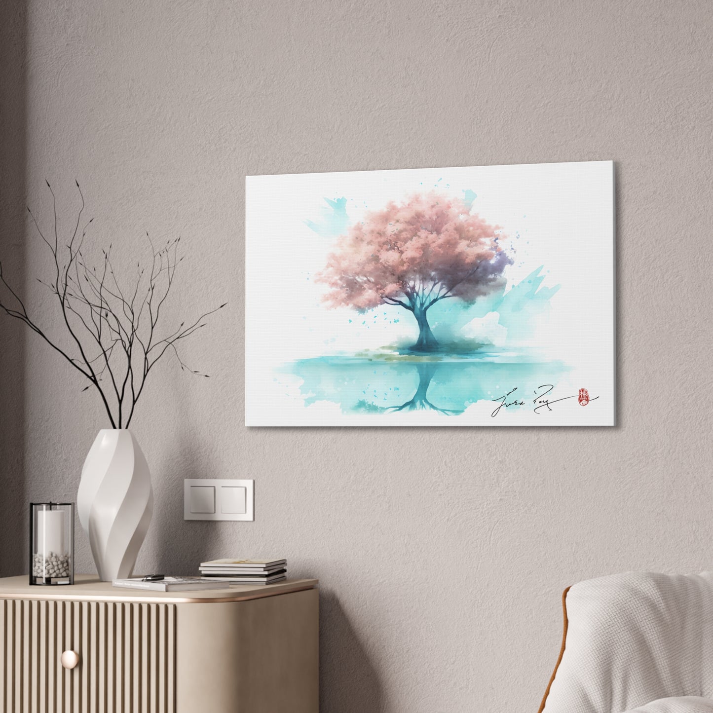 Sakura's Memory Canvas Printed