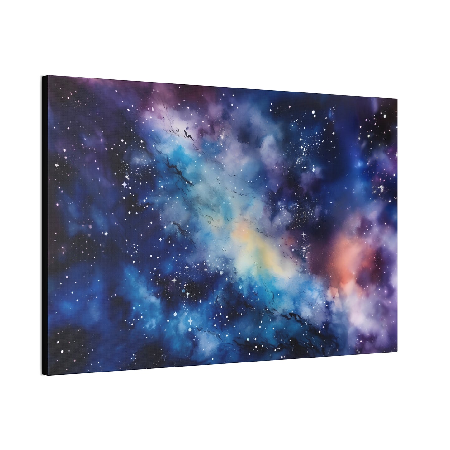 Galaxy Star Ocean Canvas Printed