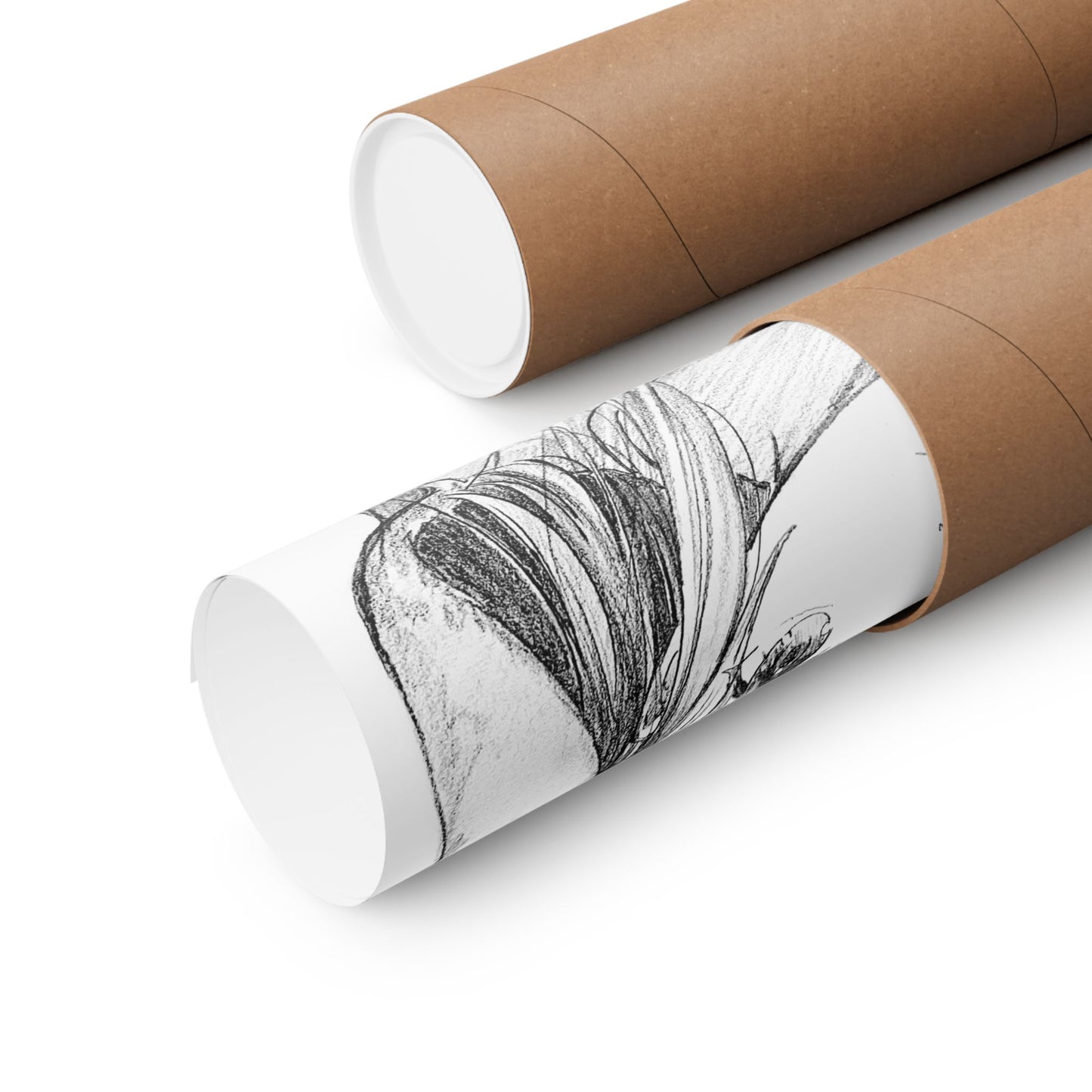 Vertical Posters - Mahiru Sketch Matte Design