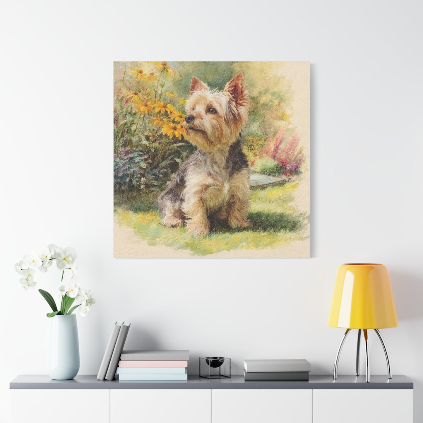 Canvas Wall Art, Dog Lover Decor, Pet Portrait